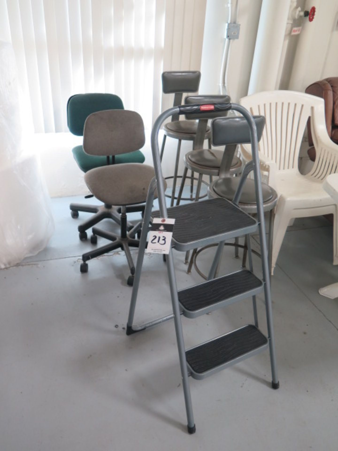 Shop Stools and Step Ladder