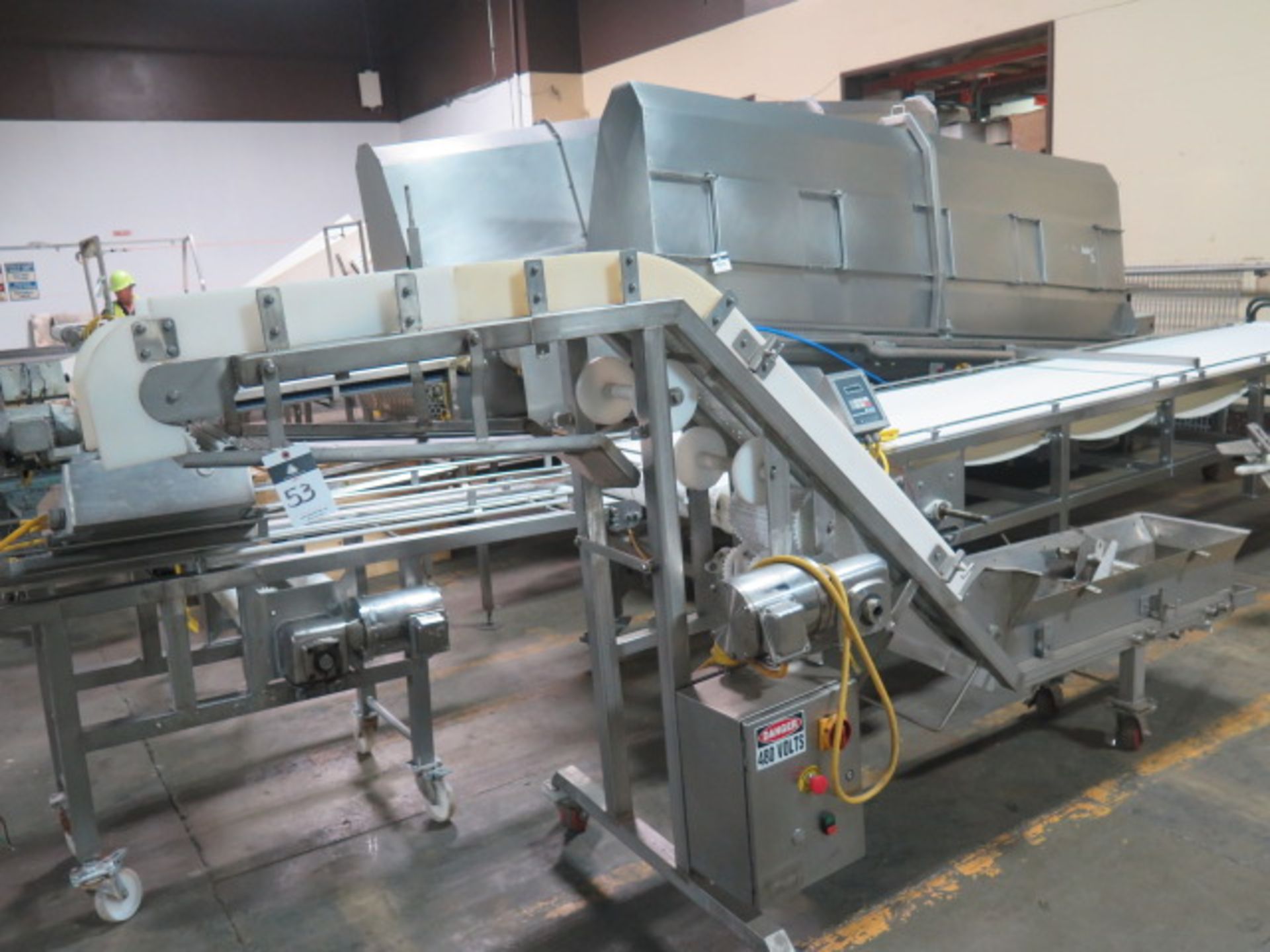 10” Belt x 10’ Incline Conveyor