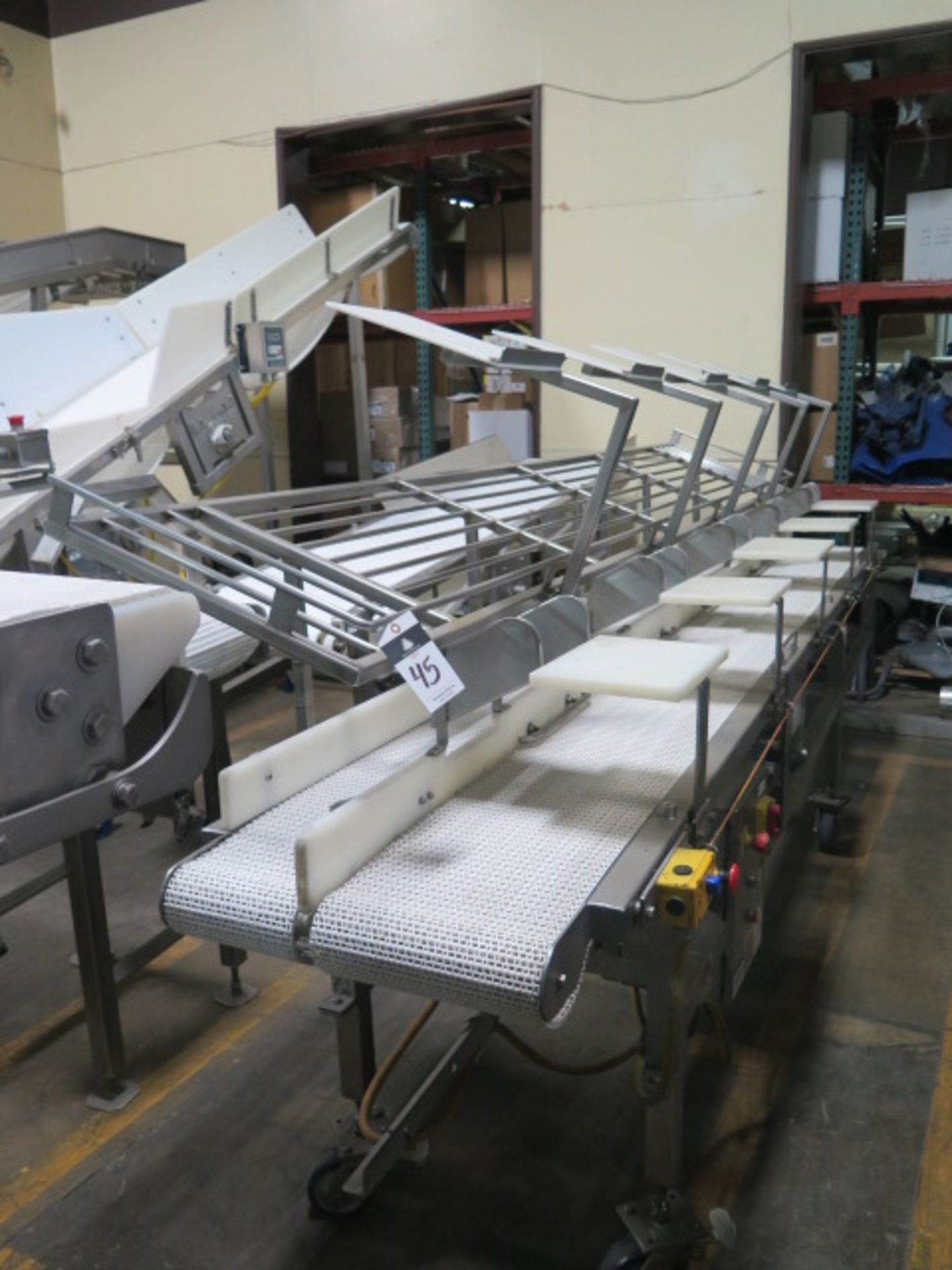 5-Station Trim and Prep Conveyor w/ 8” Finished-Prep and 12” Waste Conveyors