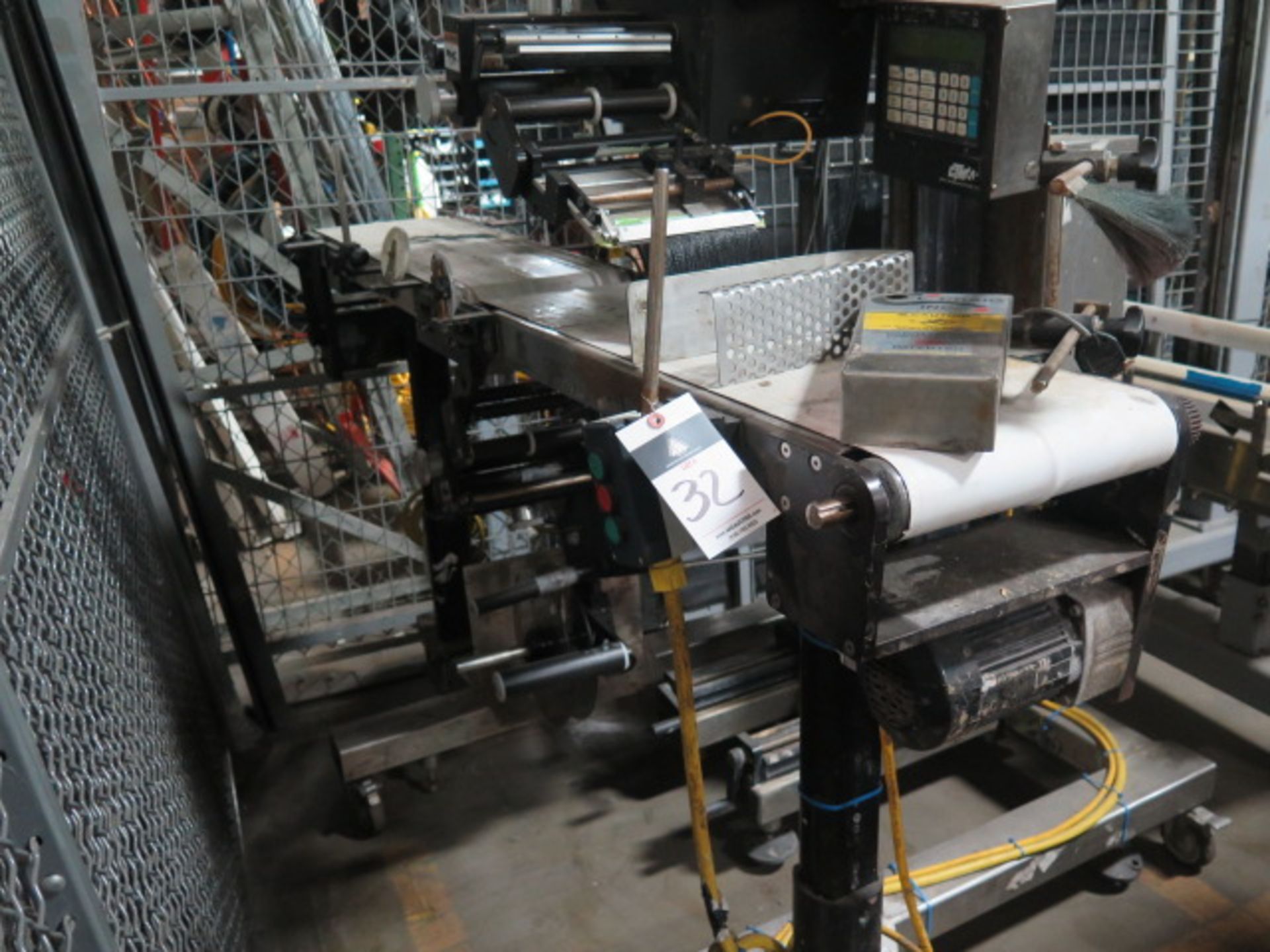 CTM Dual Label Application System w/ 12” Conveyor - Image 3 of 8