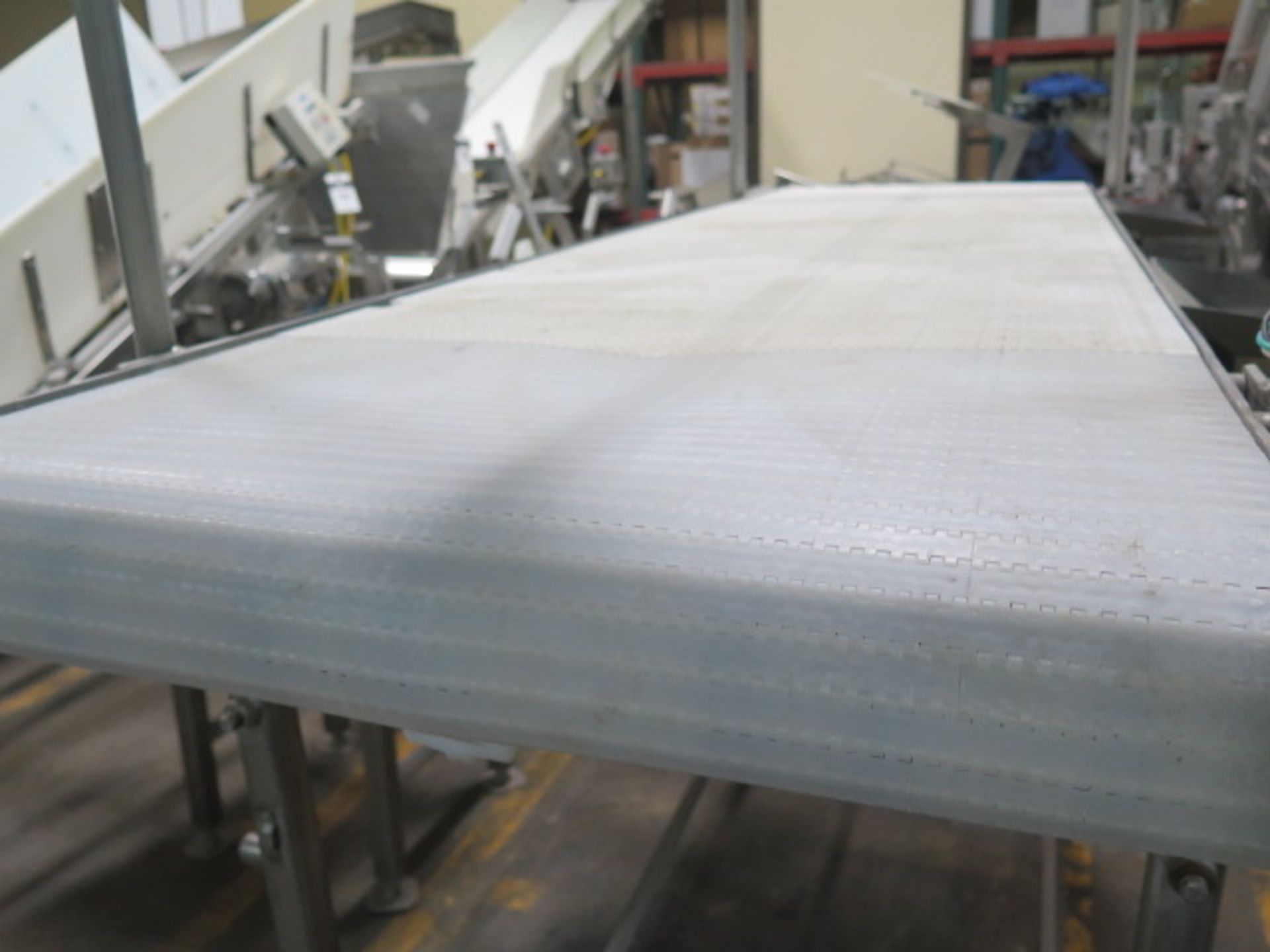 24” Belt x 84” Inspection Conveyor w/ (4) Drop Chutes - Image 3 of 3