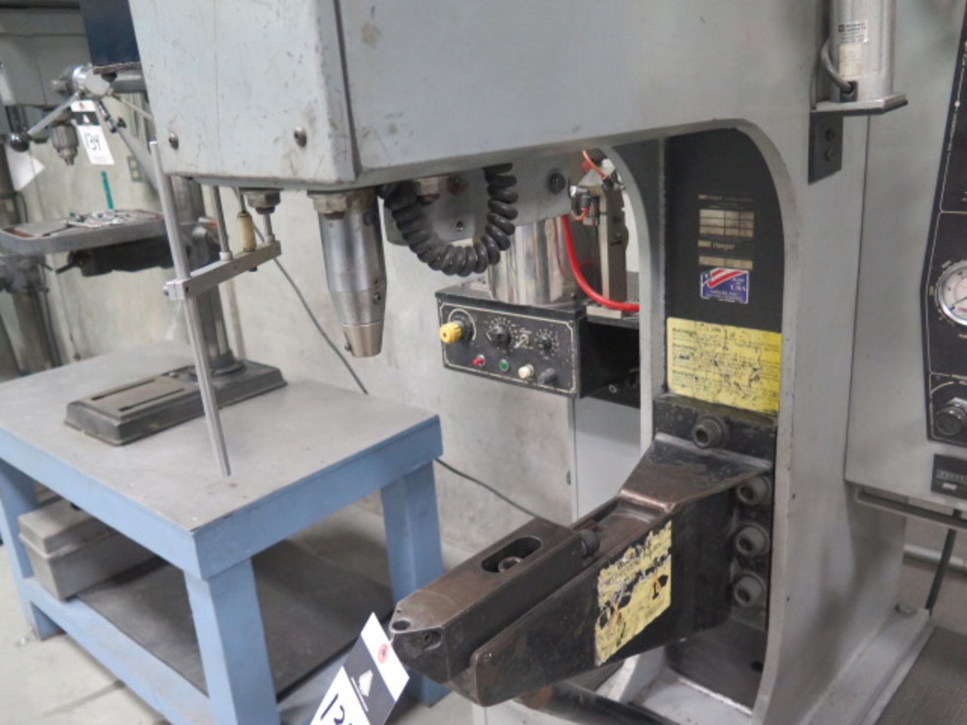 Haeger HP6-C-2 6 Ton x 18” Hardware Insertion Press s/n 519 w/ Protech Systems “Checkmate” Die - Image 6 of 10