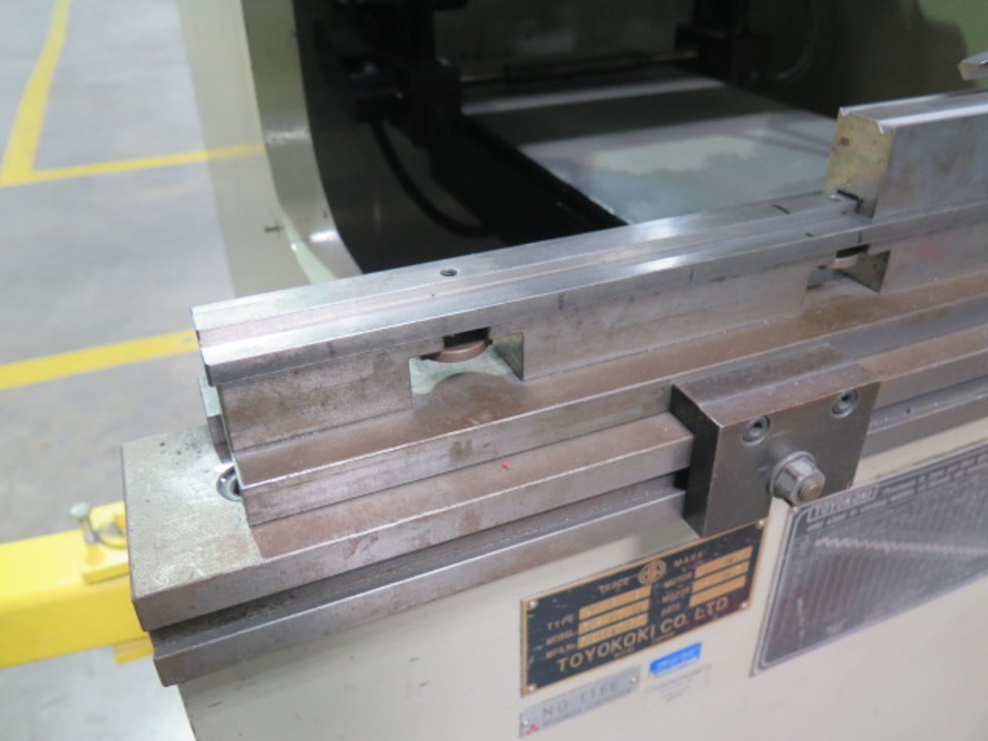 Toyokoki APB-3613W 50” CNC Press Brake s/n 7001767 w/ Toyokoki Controls and Back Gaging, 51” Bed - Image 9 of 15