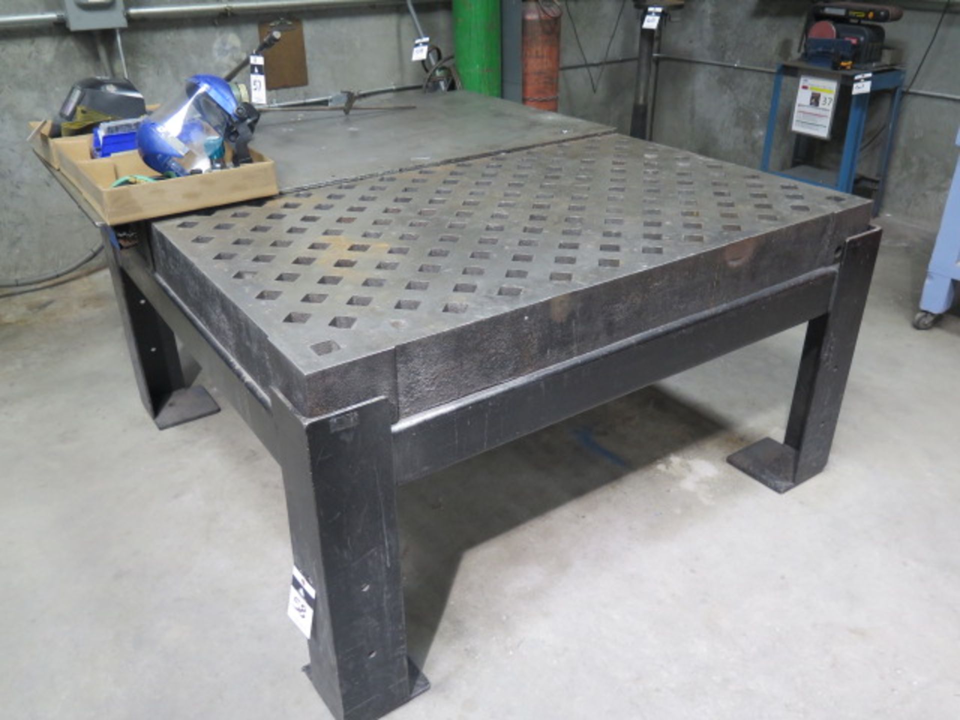 60” x 60” Acorn Style Fabrication Table - Image 2 of 4