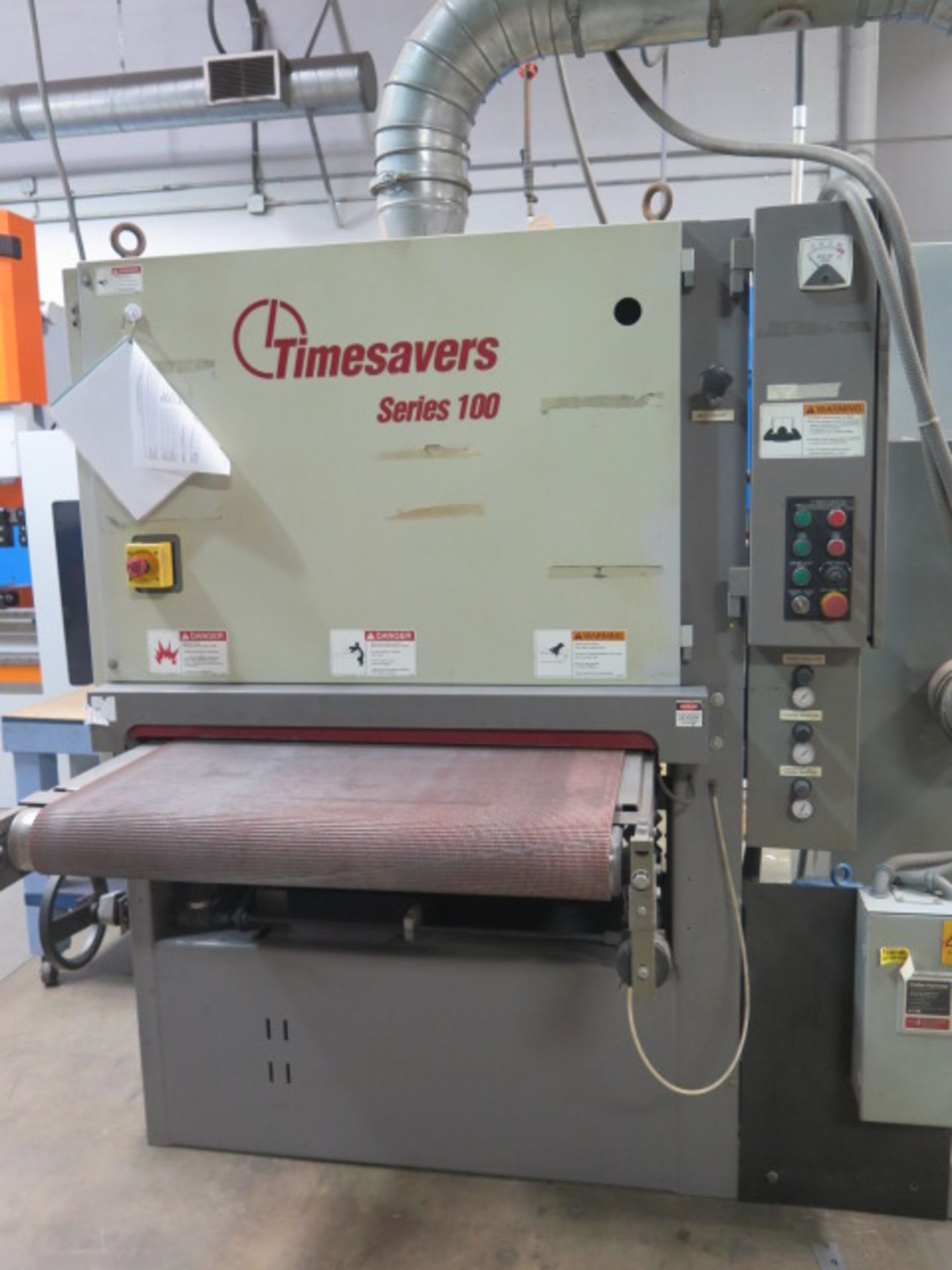 Timesavers Series 100 mdl. 137-1HPM 36” Belt Grainer s/n 50638M w/ Timesavers Controls, 36” Belt - Image 2 of 9