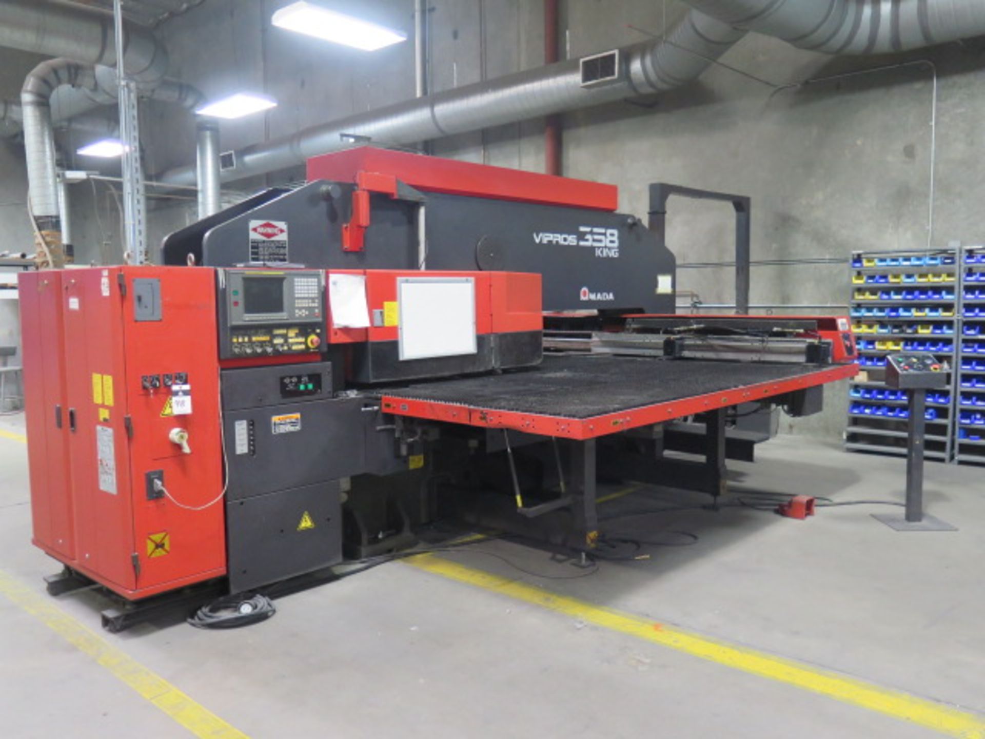 1998 Amada VIPROS 358 King 30 Ton 58-Station CNC Turret Punch Press s/n 35840011 (Recently Factory