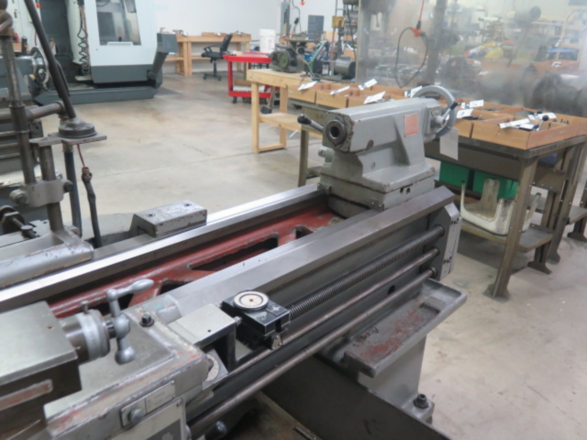 Mazak / Yamazaki 18" x 64" Geared Head Gap Bed Lathe s/n 1745 w/ 12-1500 RPM, Taper Attachment, - Image 4 of 12