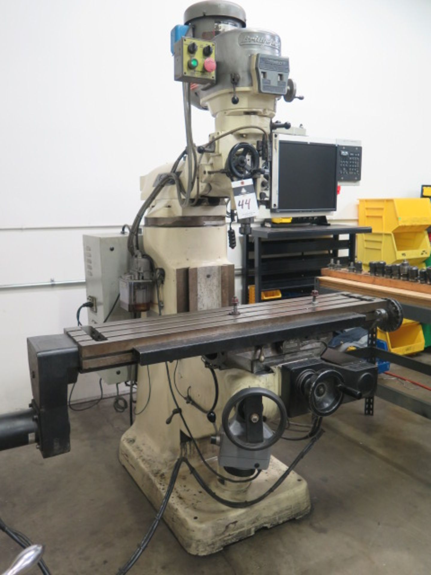 Bridgeport / EZ Trak 2-Axis CNC Vertical Mill s/n 276929E w/ EMI Controls, 2Hp Motor, 60-4200 - Image 2 of 9