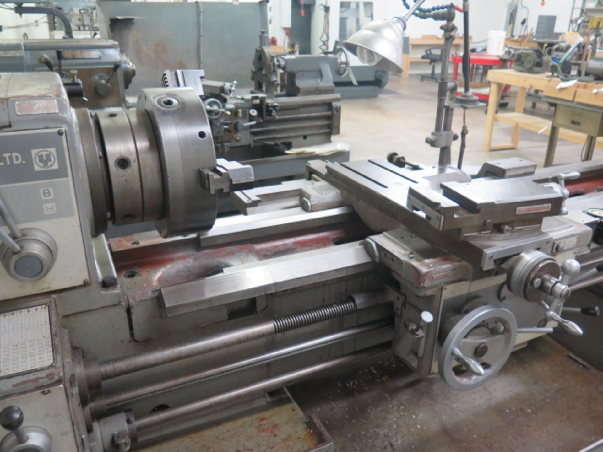 Mazak / Yamazaki 18" x 64" Geared Head Gap Bed Lathe s/n 1745 w/ 12-1500 RPM, Taper Attachment, - Image 3 of 12