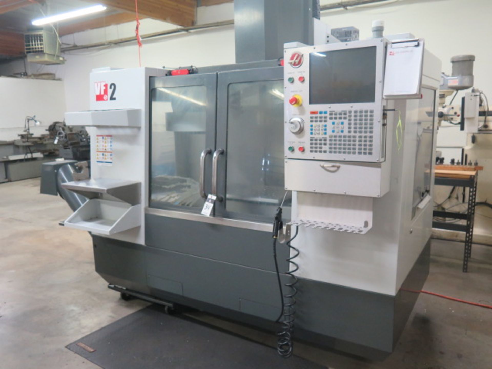 2013 Haas VF-2 CNC Vertical Machining Center s/n 1107672 w/ Haas Controls, Ver M18.16B Software, - Image 3 of 15