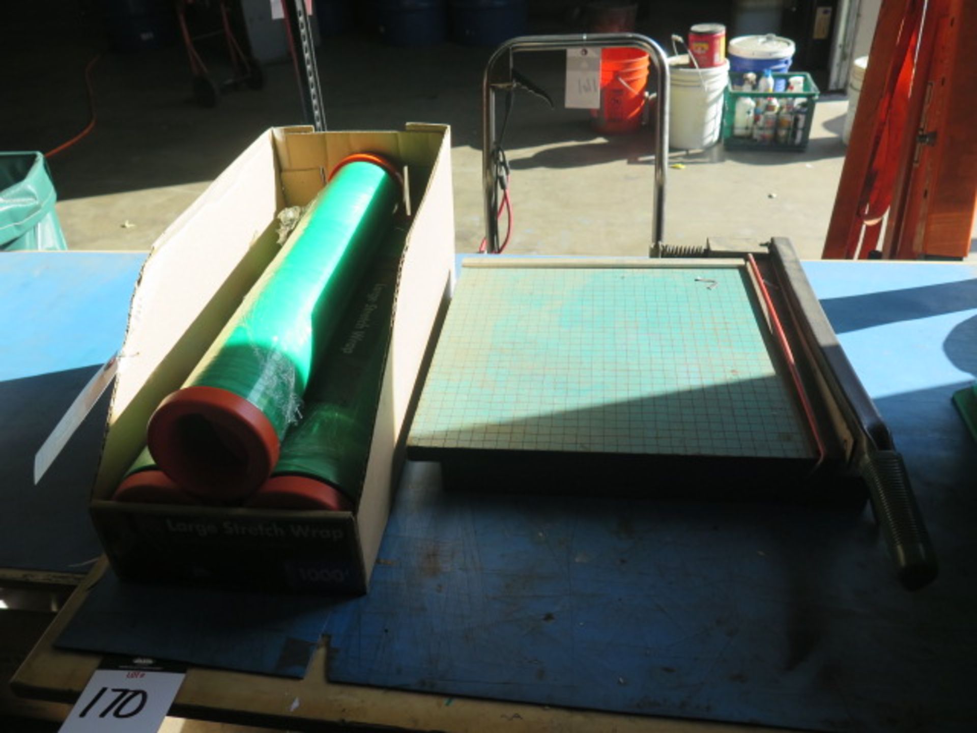 Stretch Wrap and Paper Cutter