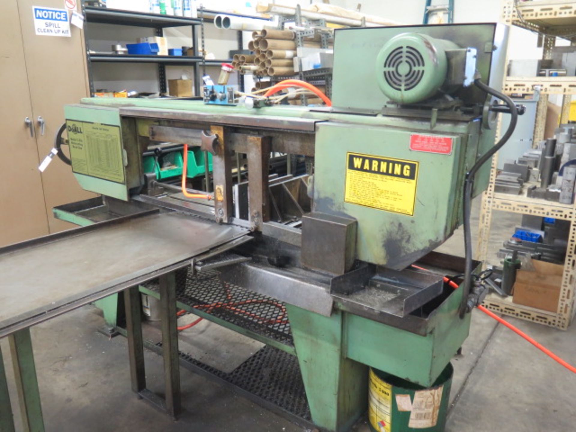 DoAll C-916 9" Horizontal Band Saw s/n 438-871464 w/ Speed Clamping, Coolant, Material Stand - Image 3 of 8