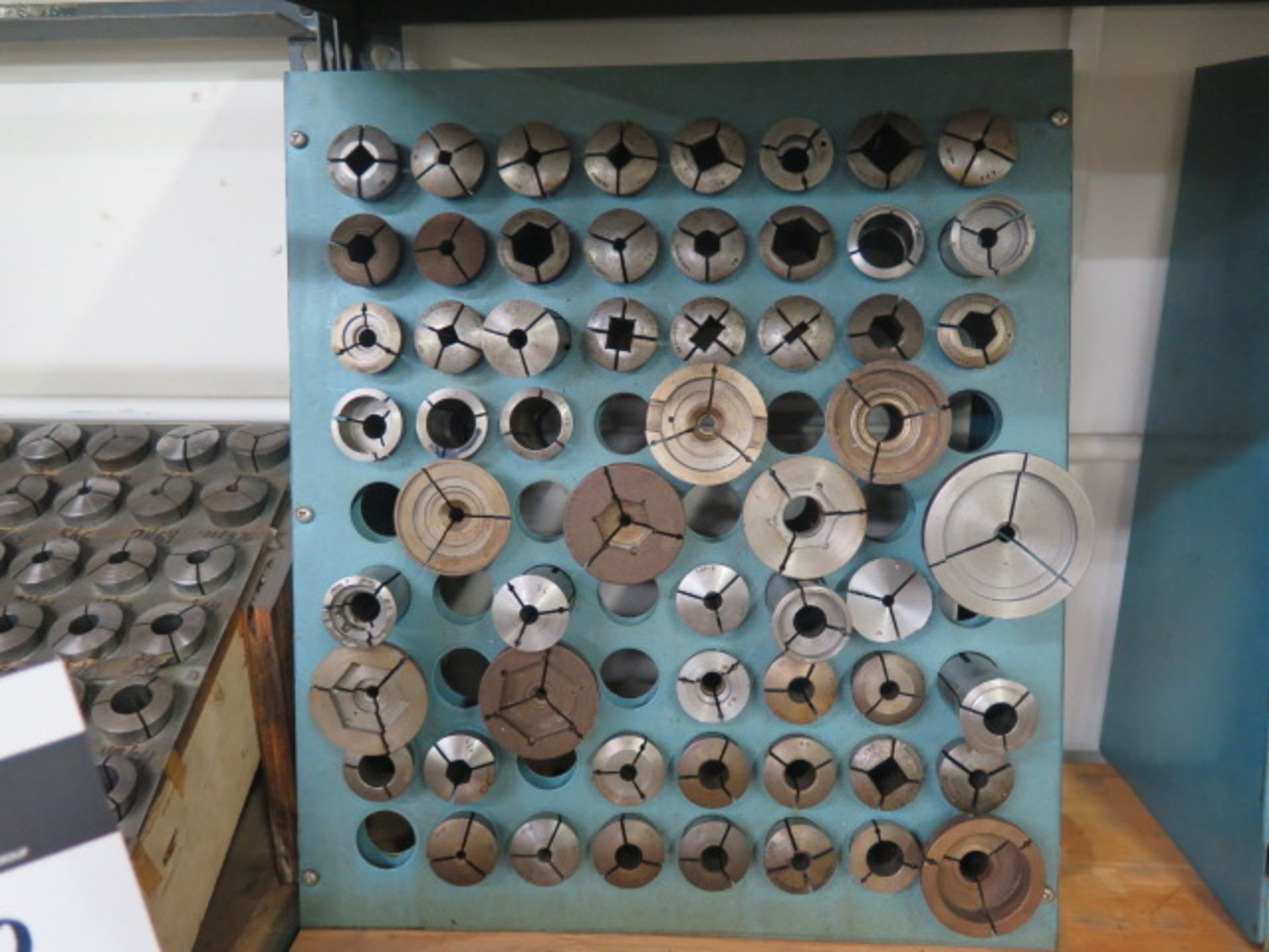 5C Collets (130), Chuck Jaws, Misc Tooling and Shelf - Image 2 of 3