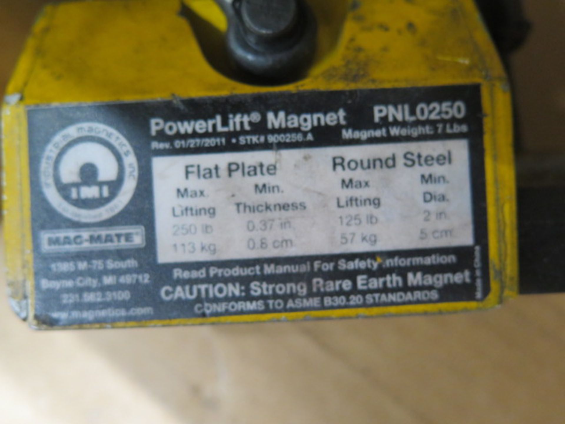 IMI Mag-Mate 250 Lb Cap Lifting Magnet - Image 3 of 3