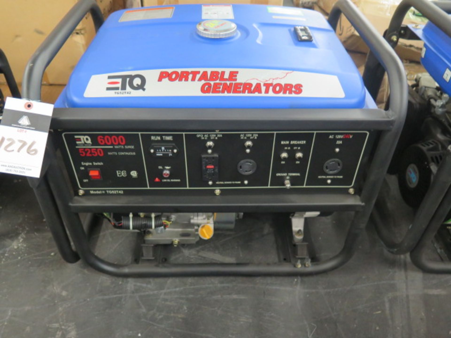 ETQ TG52T42 6000 Watt Gas Powered Generator