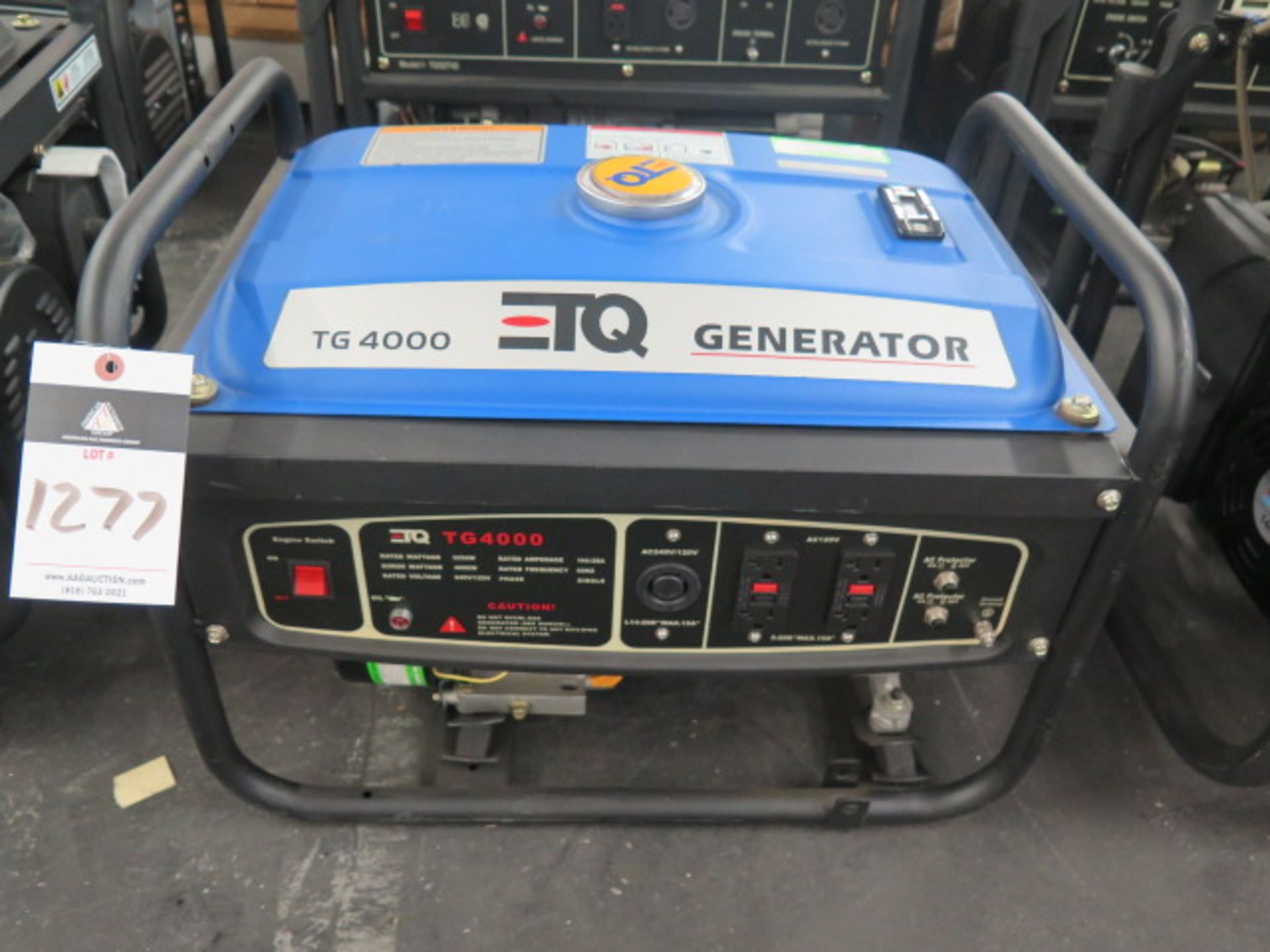 ETQ TG4000 4000 Watt Gas Powered Generator