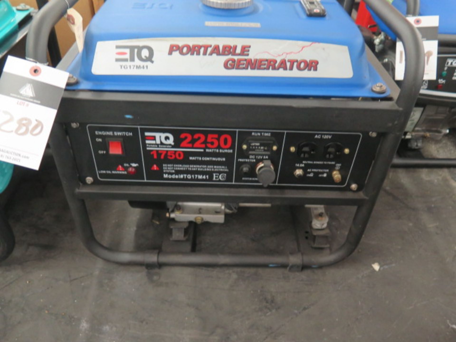 ETQ TG17M41 2250 Watt Gas Powered Generator