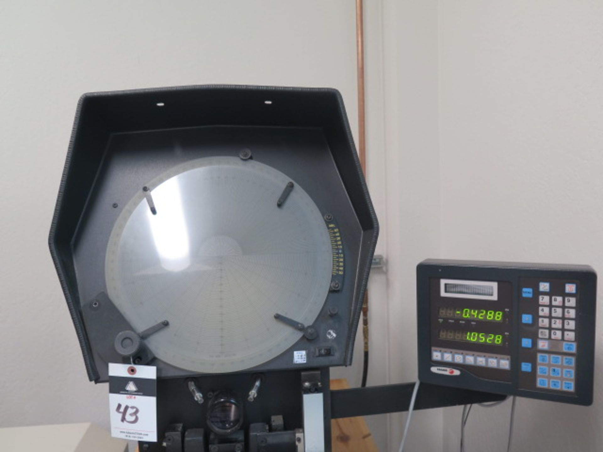Suburban “Master View” mdl. MV14D 14” Optical Comparator s/n 3018-0903F w/ Fagor Programmable DRO, - Image 2 of 7