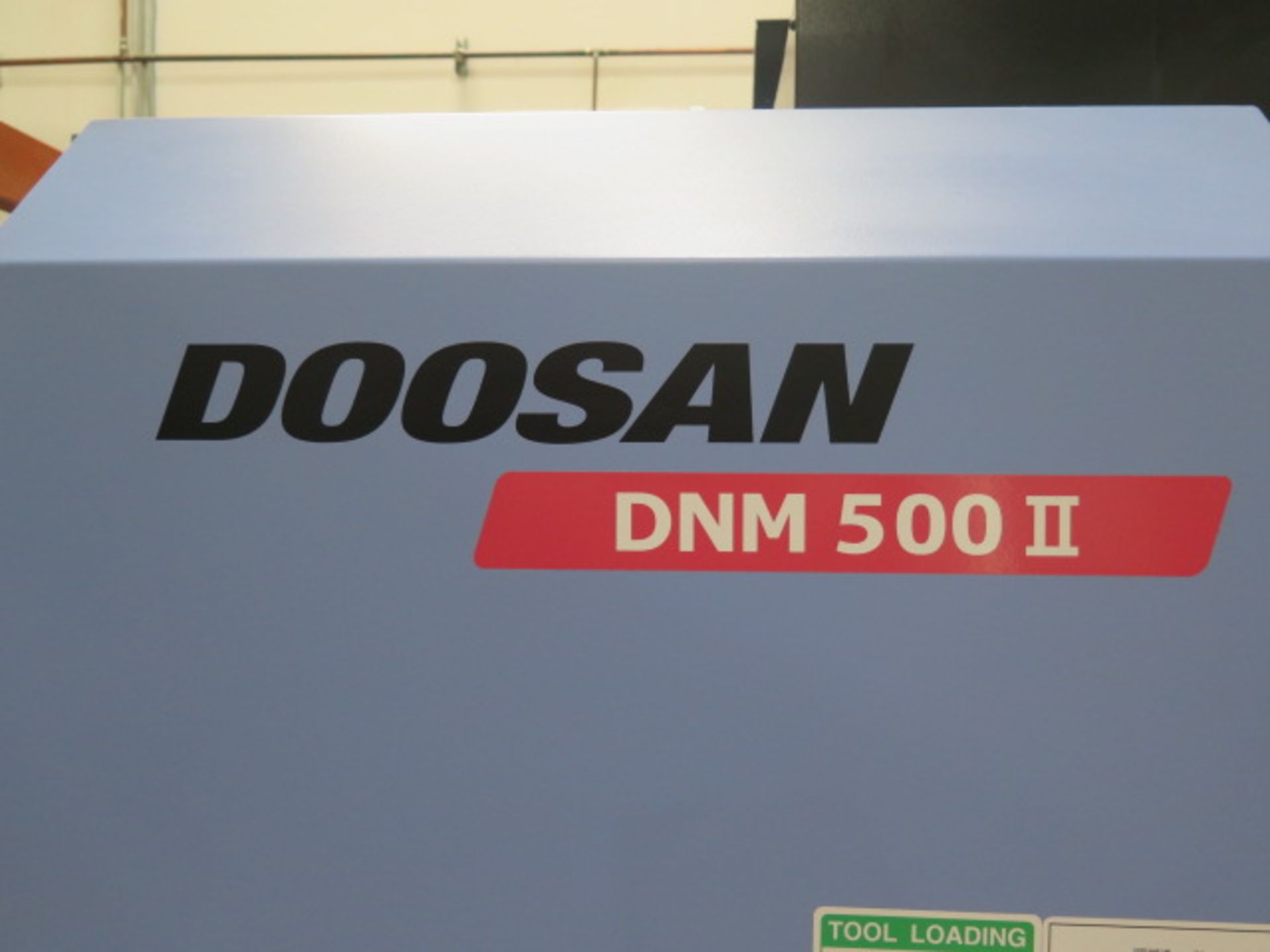 2013 Doosan DNM-500 II 4-Axis CNC Vertical Machining Center s/n MV0010-002320 w/ Fanuc Series 0i- - Image 14 of 17