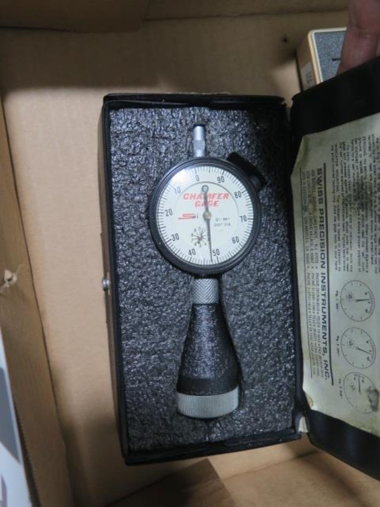 Starrett 1"-2" Blade Mic, Mitutoyo 0-1" Blade Mic and SPI Dial Chamfer Gage - Image 3 of 3