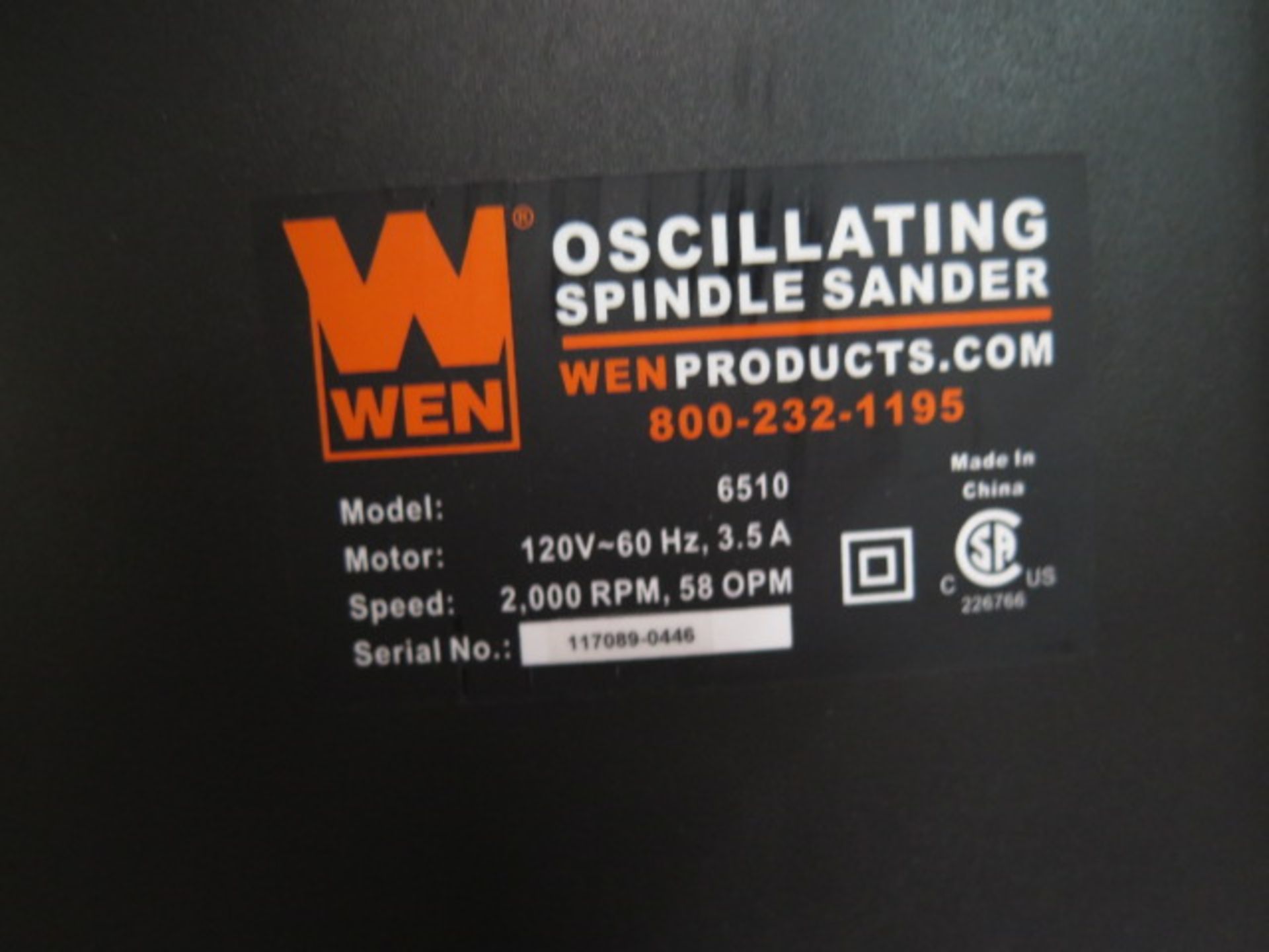 Wen Oscillating Spindle Sander - Image 3 of 3