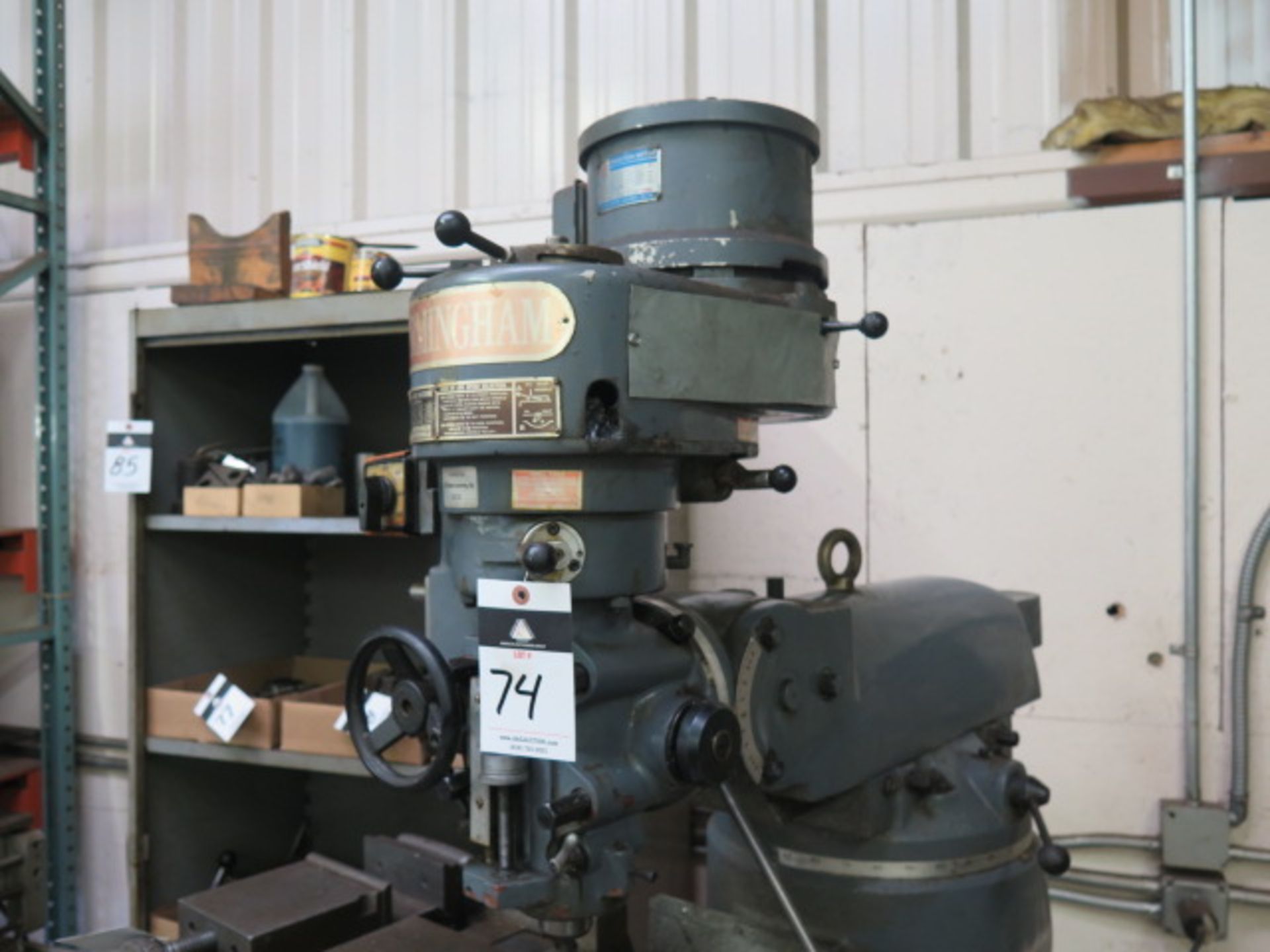 Birmingham BPS1842S Vertical Mill s/n 1324 w/ 80-5440 RPM, 9” x 42” Table - Image 3 of 6