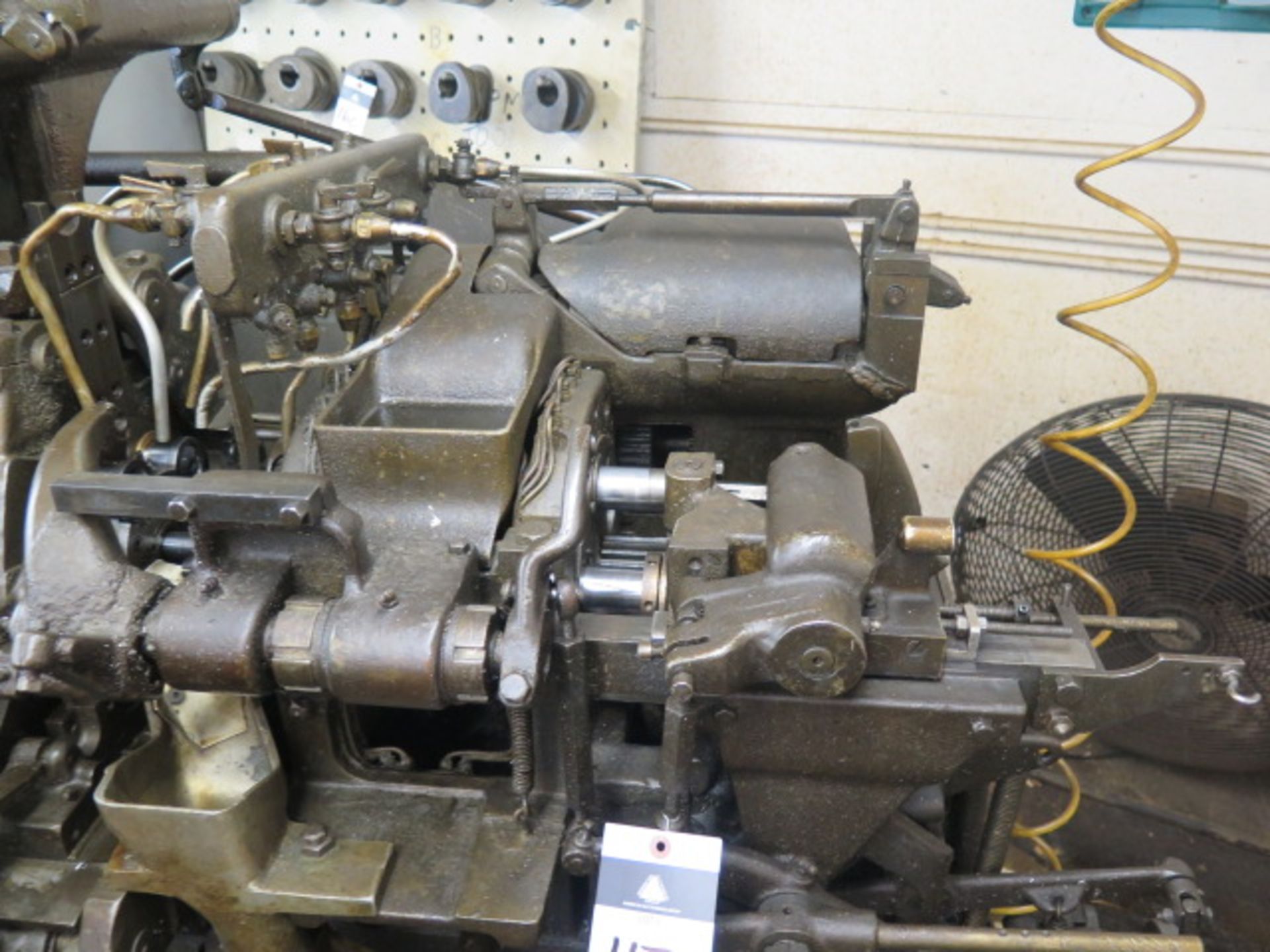 Davenport mdl. B 5-Spindle Automatic Screw Machine s/n 5732 w/ 5th Cross Slide Attachment (NO - Image 4 of 12