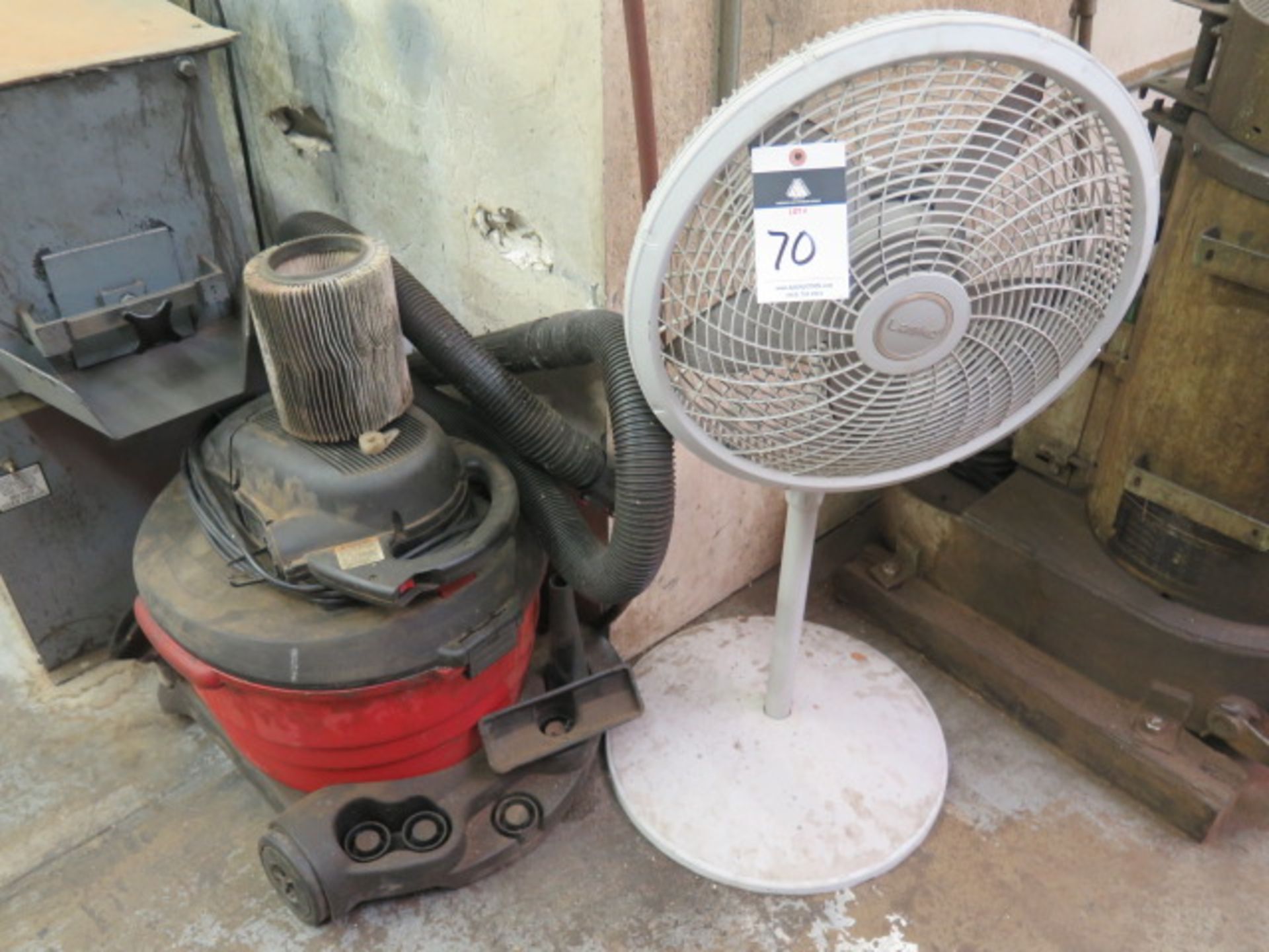 Shop Vac and Fan