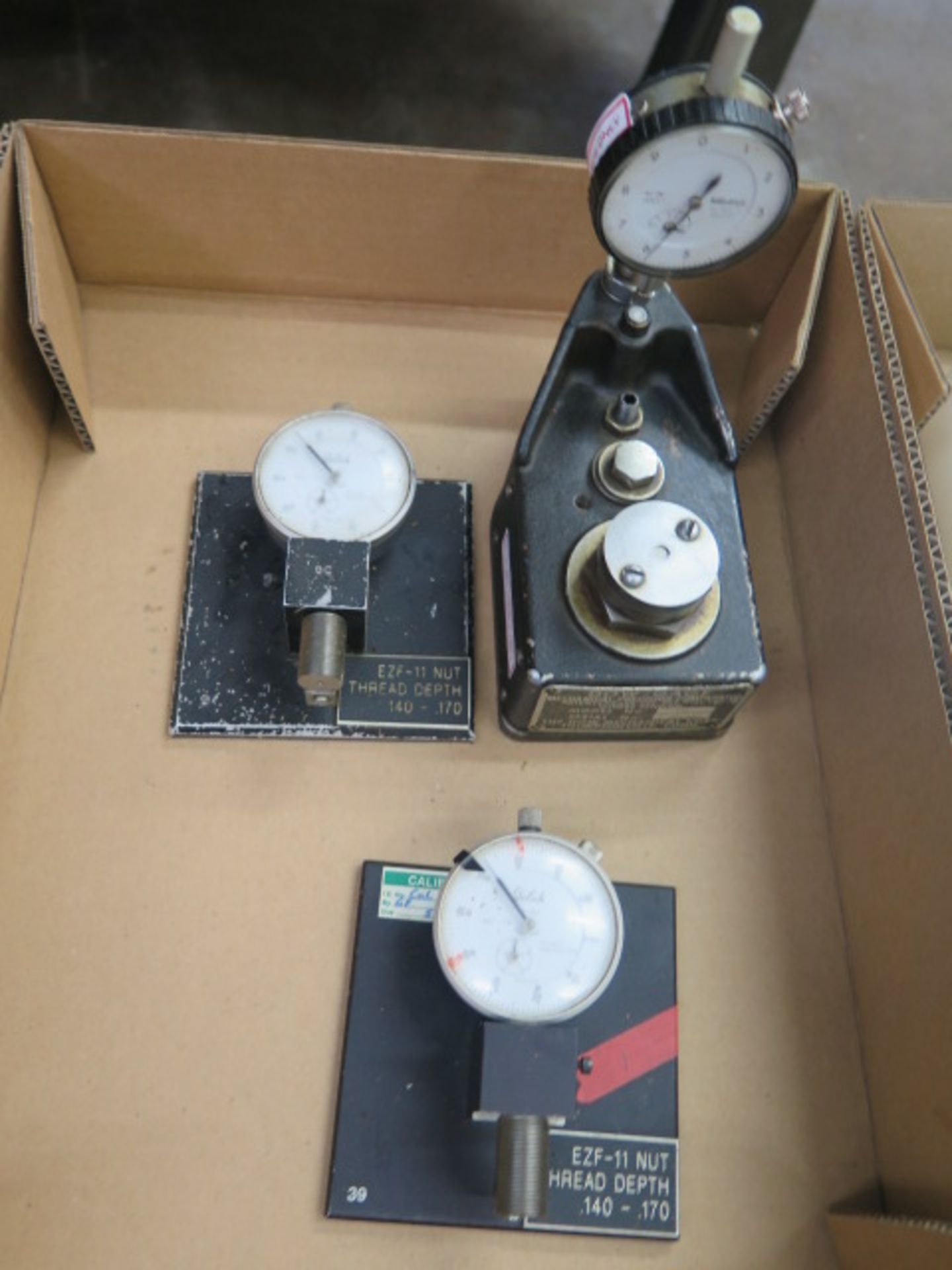 Dow Mechanical mdl. 10 "Dow-Gage" and (2) EZF-11 Nut Thread Depth Gages - Image 2 of 2