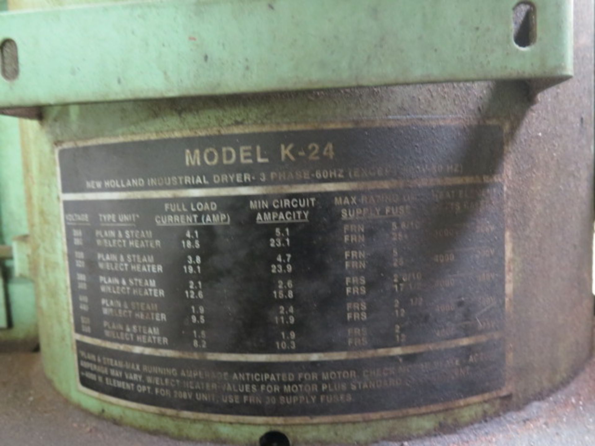 New Holland mdl. K-24 Centrifuge s/n 88109 - Image 7 of 7