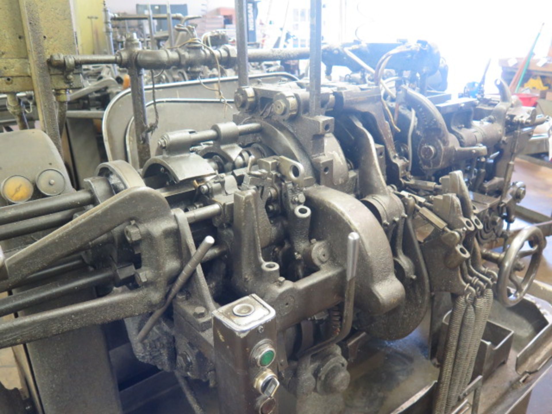Davenport mdl. B 5-Spindle Automatic Screw Machine s/n 2935 w/ 4-Cross Slides, 5th Attachment Arm, - Image 5 of 9