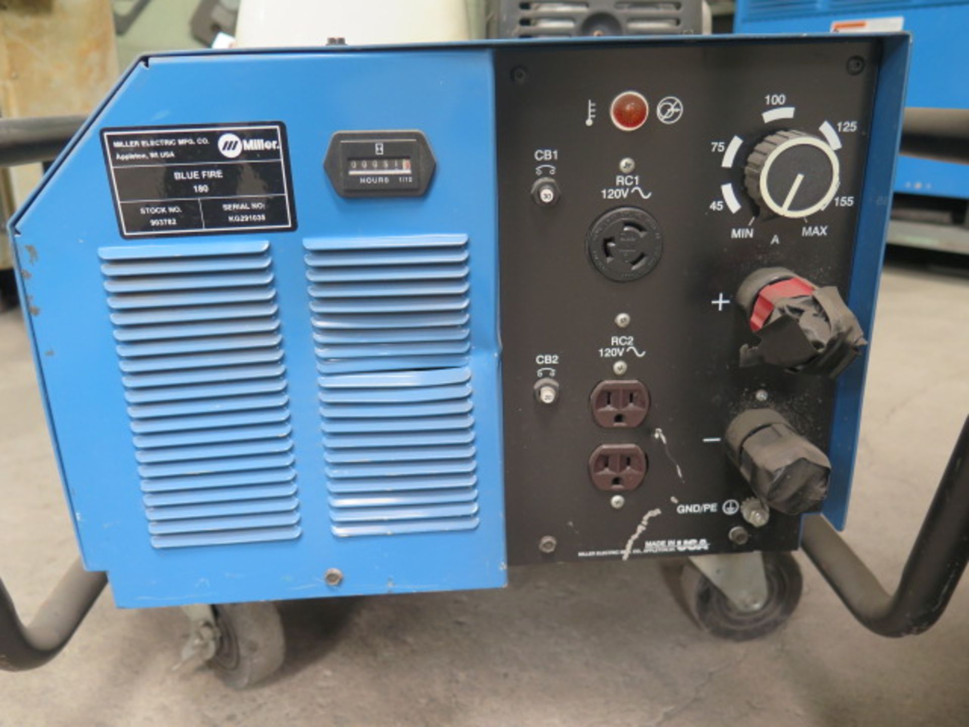 Miller “Blue Fire 180” Gas Powered Portable DC Welder / AC Generator - Image 4 of 6