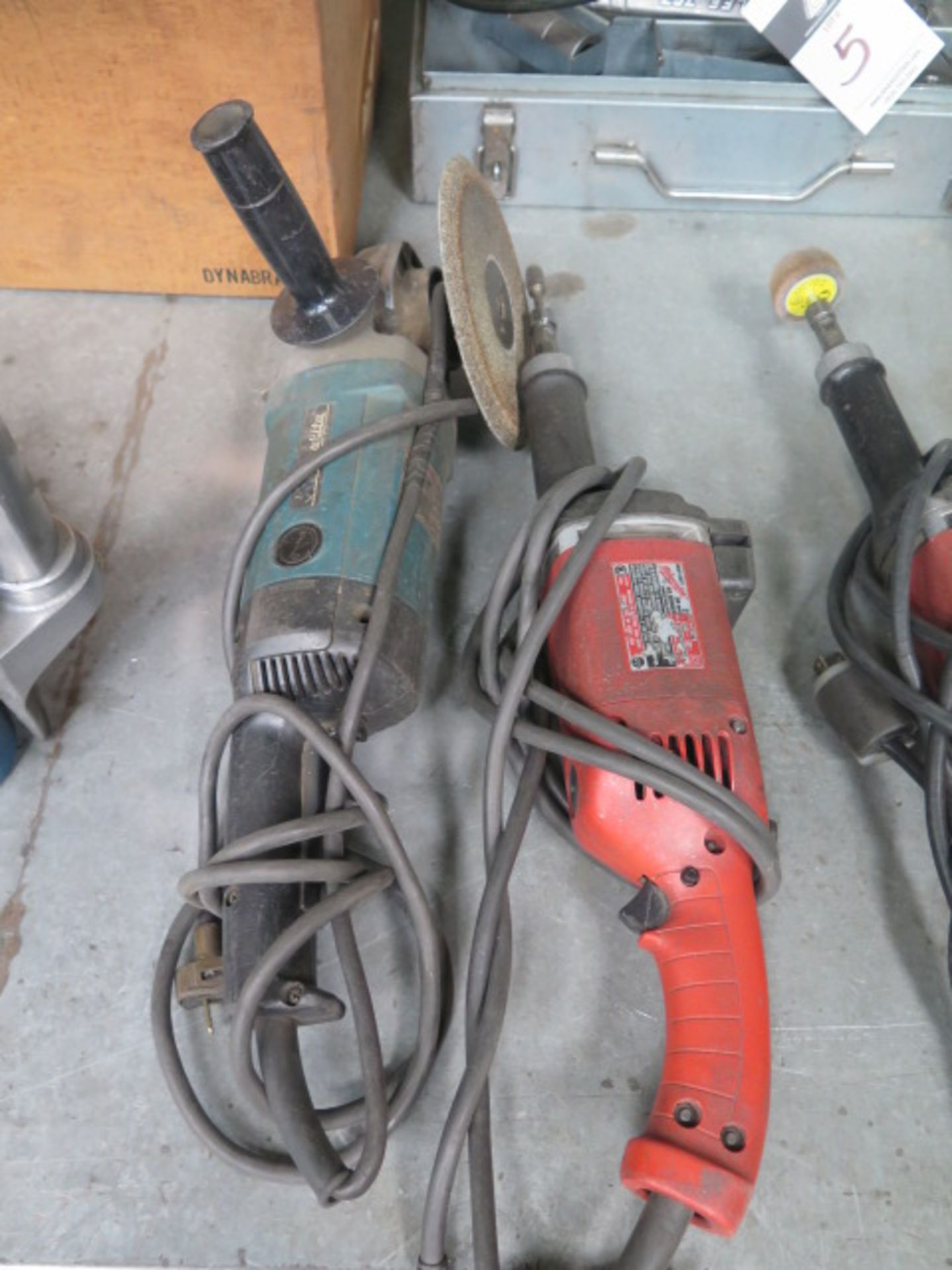 Makita Angle Grinder and Milwaukee Straight Shaft Grinder - Image 2 of 4