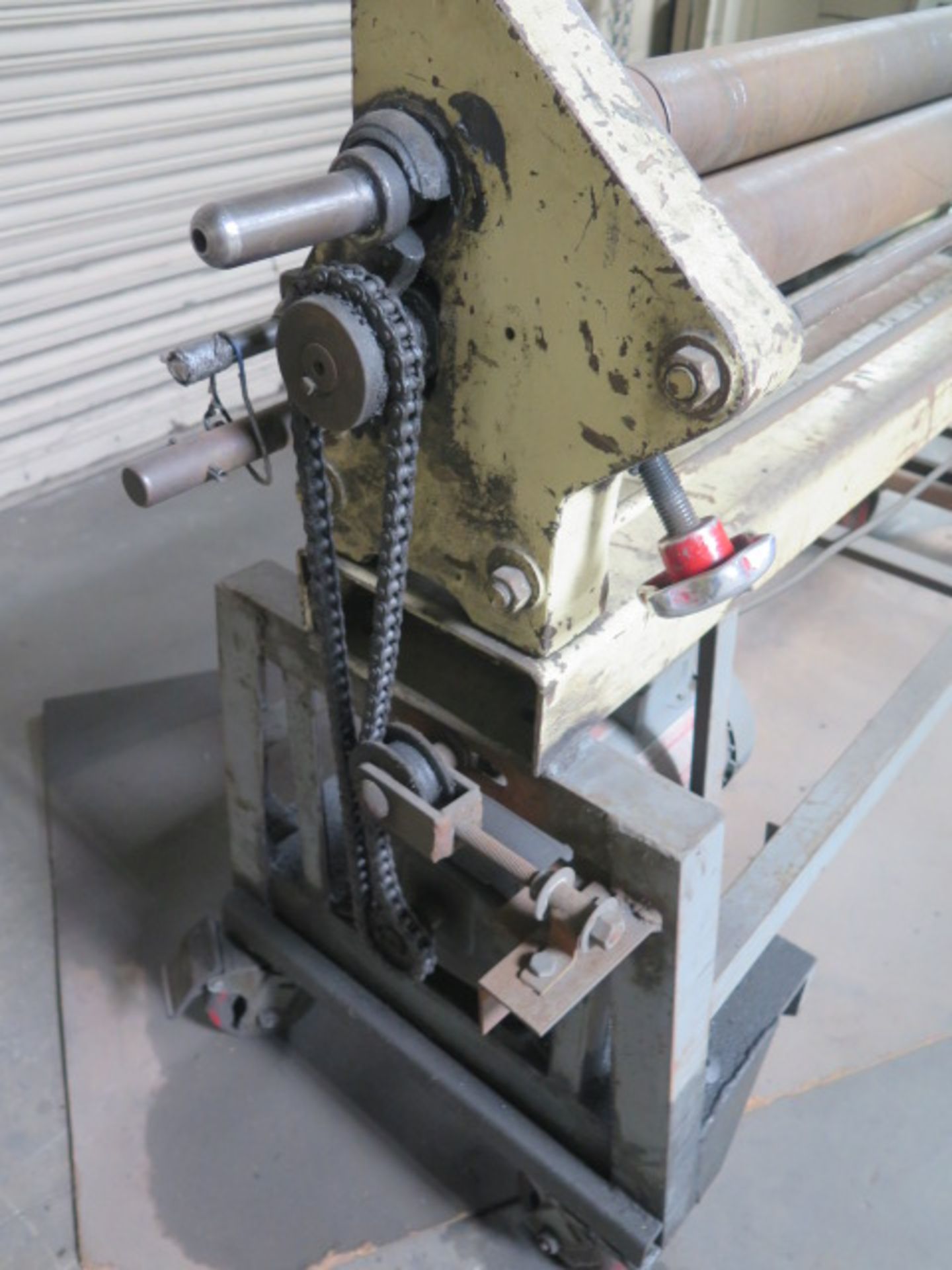 50” Power Roll w/ 3” Rolls, Rolling Stand - Image 4 of 4