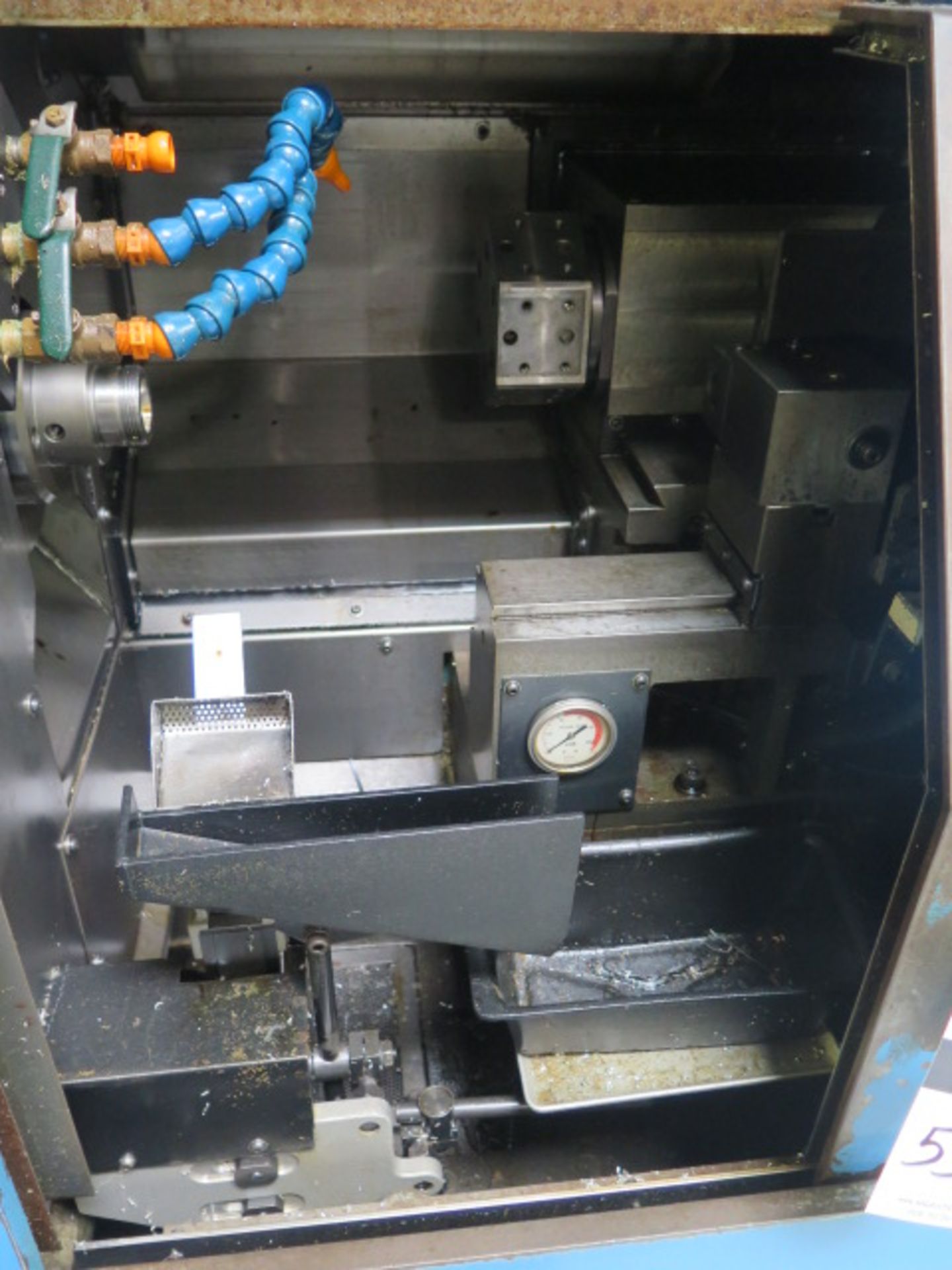 Miyano BNC-34C CNC Turning Center s/n BN3019CU w/ GE Fanuc Series 0-T Controls, 6-Station Turret, - Image 4 of 12