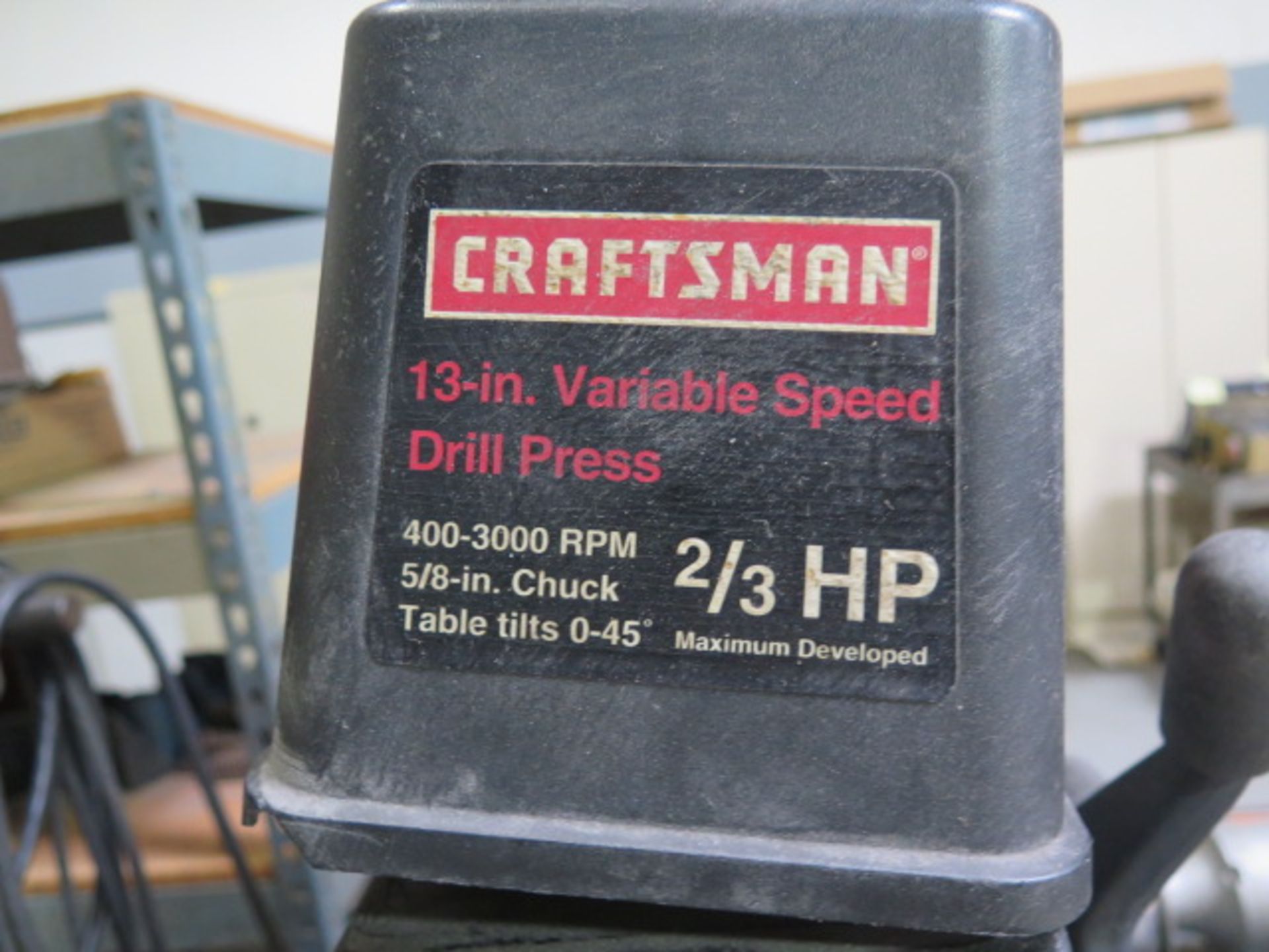 Craftsmann 13" Pedestal Drill Prtess - Image 4 of 4