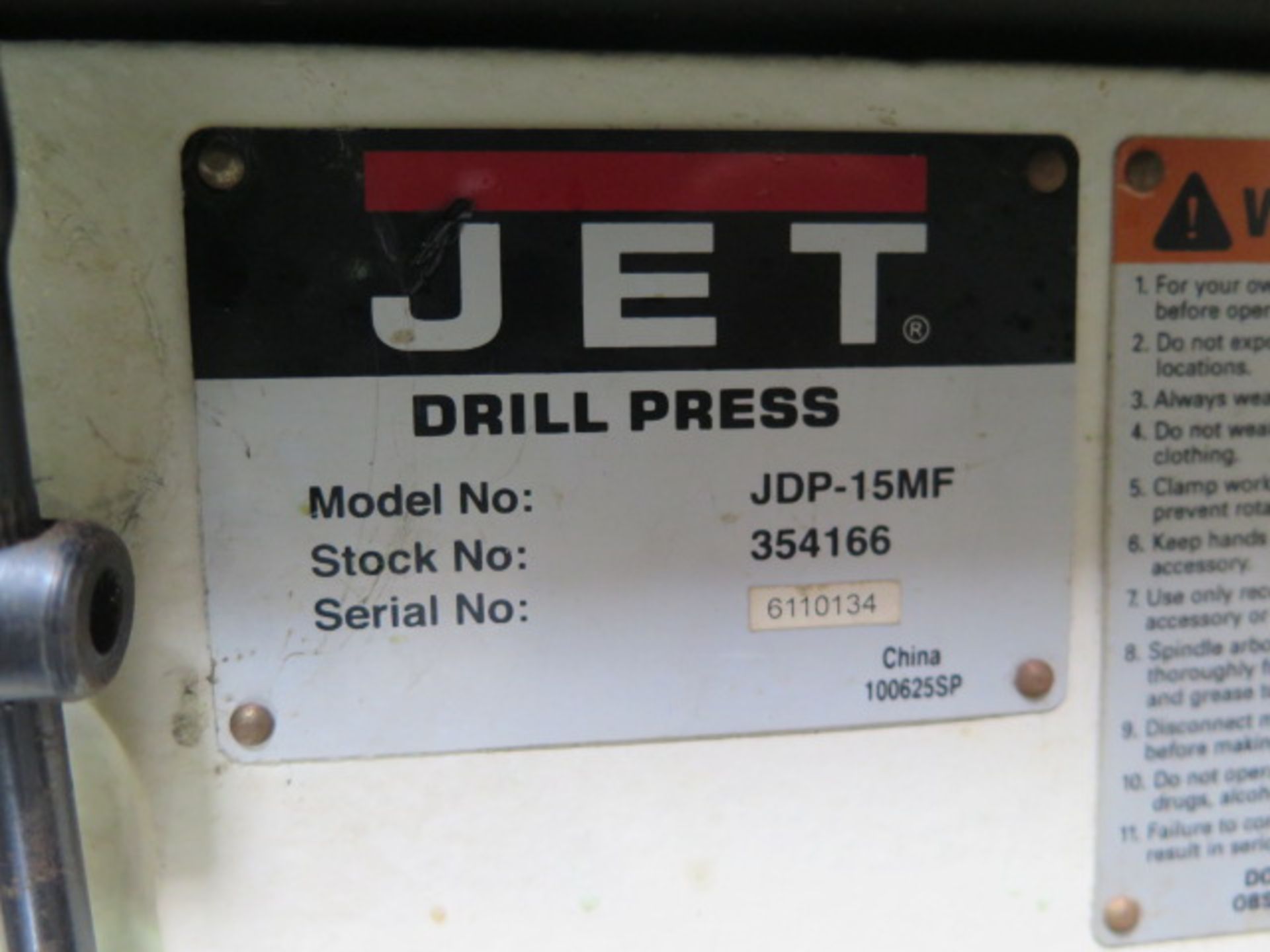 Jet Pedestal Drill Press - Image 5 of 5