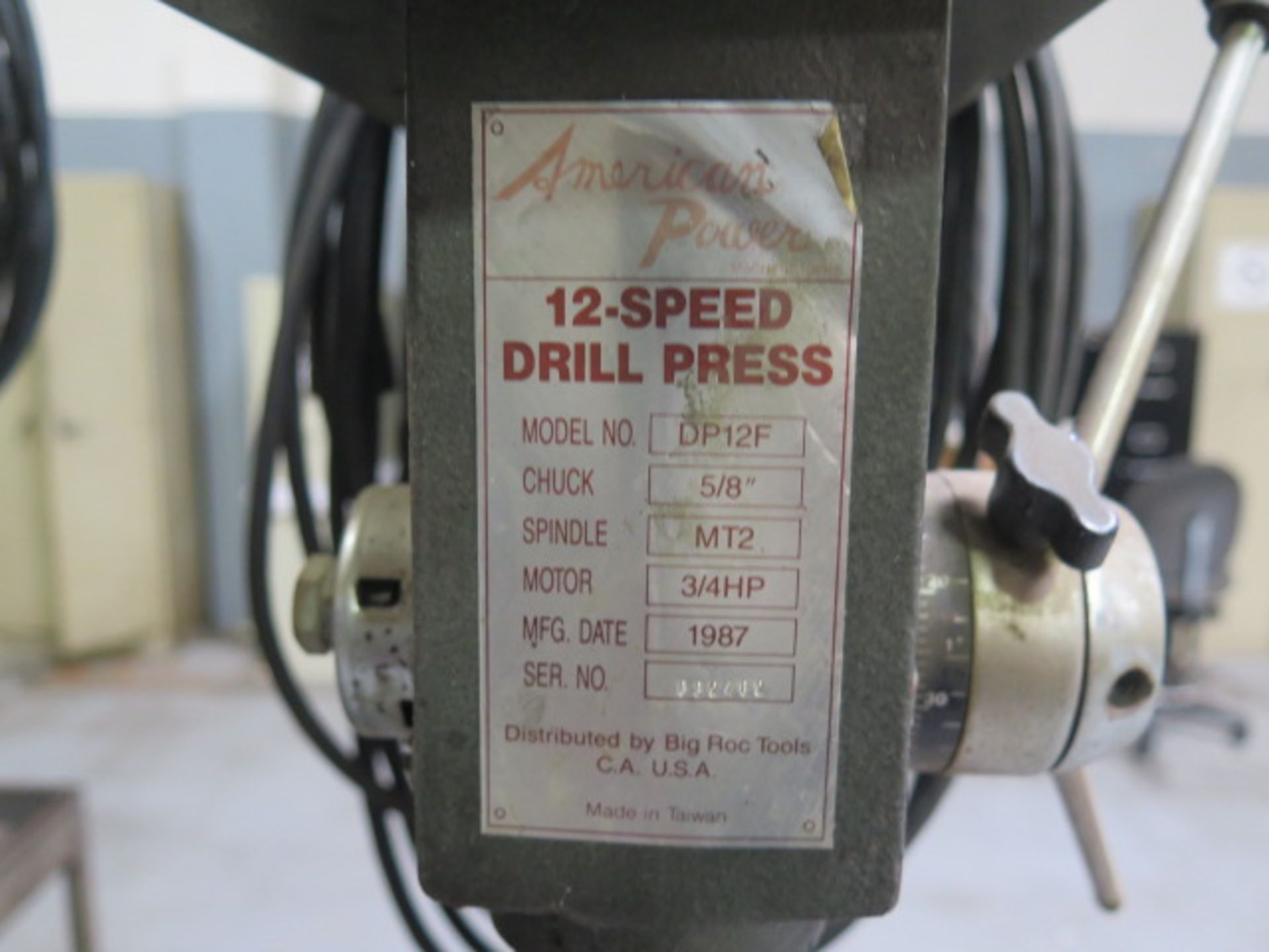 American Power Pedestal Drill Press - Image 5 of 5