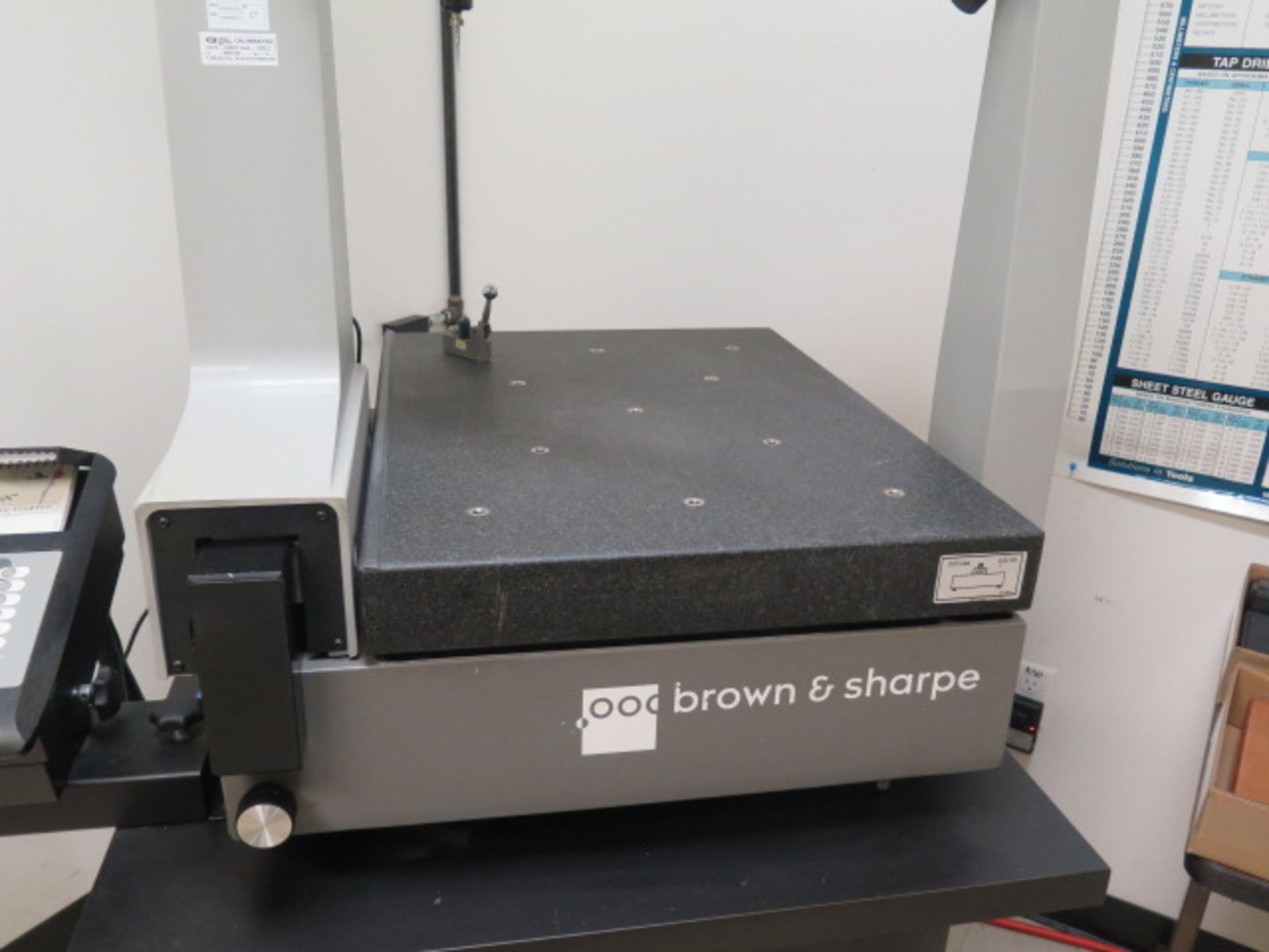 1998 Brown & Sharpe GAGE-2000 CMM Machine s/n 0698-1595 w/ Brown & Sharpe / DEA Reflex Controls, - Image 4 of 10