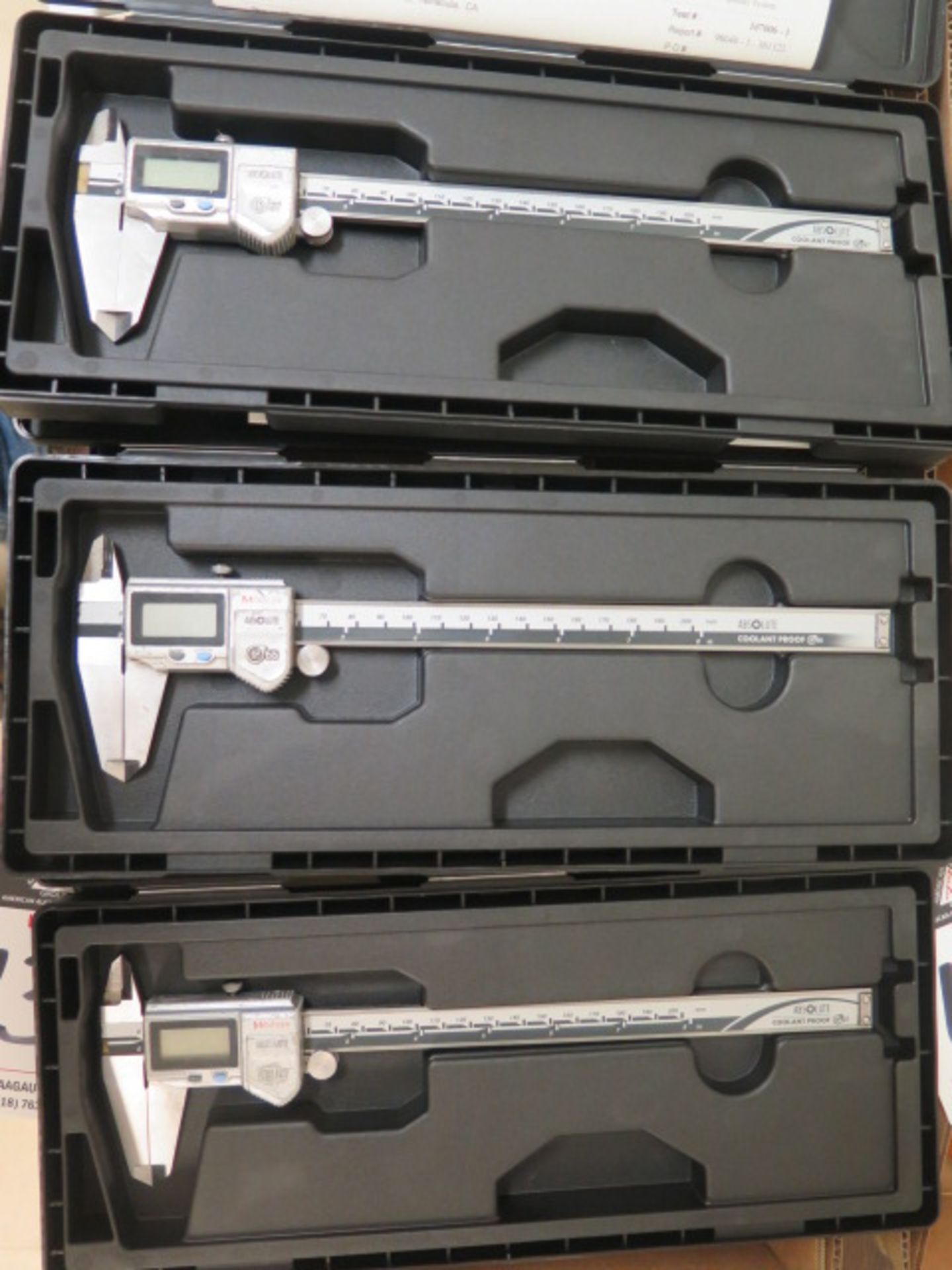 Mitutoyo 8" and 6" Digital Calipers (4) - Image 2 of 3