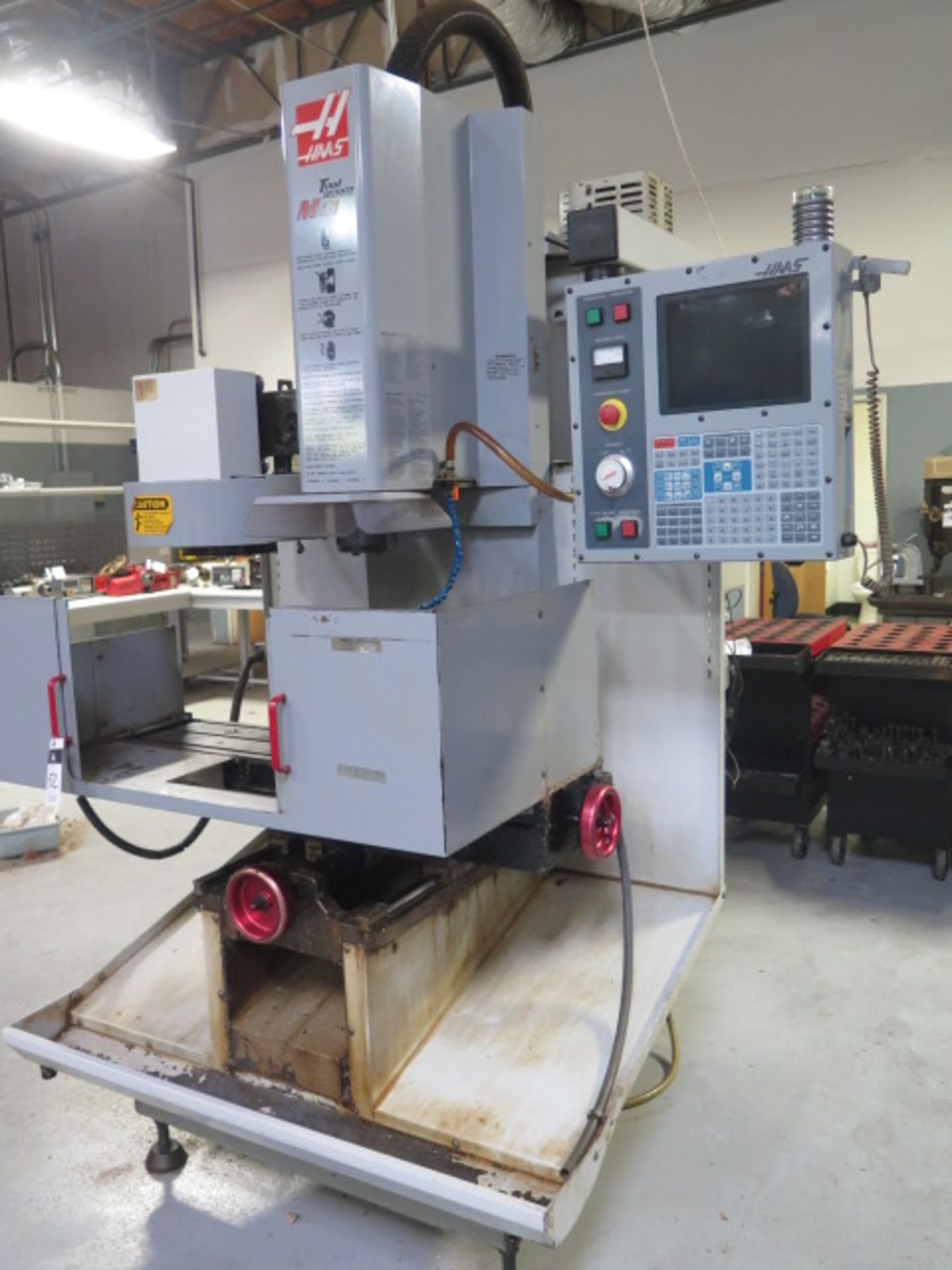 2002 Haas TM-1 CNC Tool Room Mill s/n 28224 w/ Haas Controls, 10-Station ATC, CAT-40 Taper - Image 2 of 9