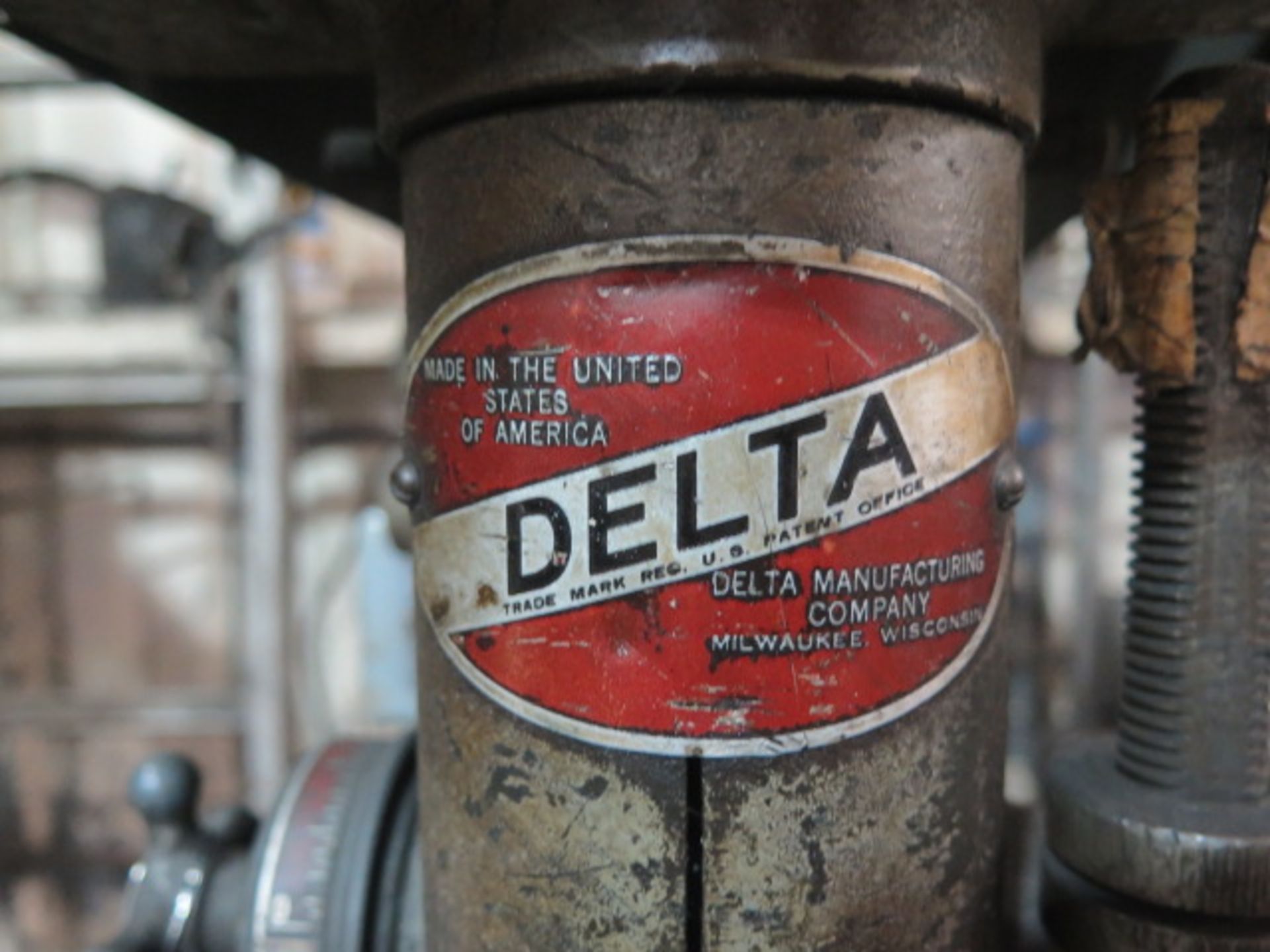 Delta Pedestal Drill Press w/ Procunier Tapping Head - Image 6 of 6