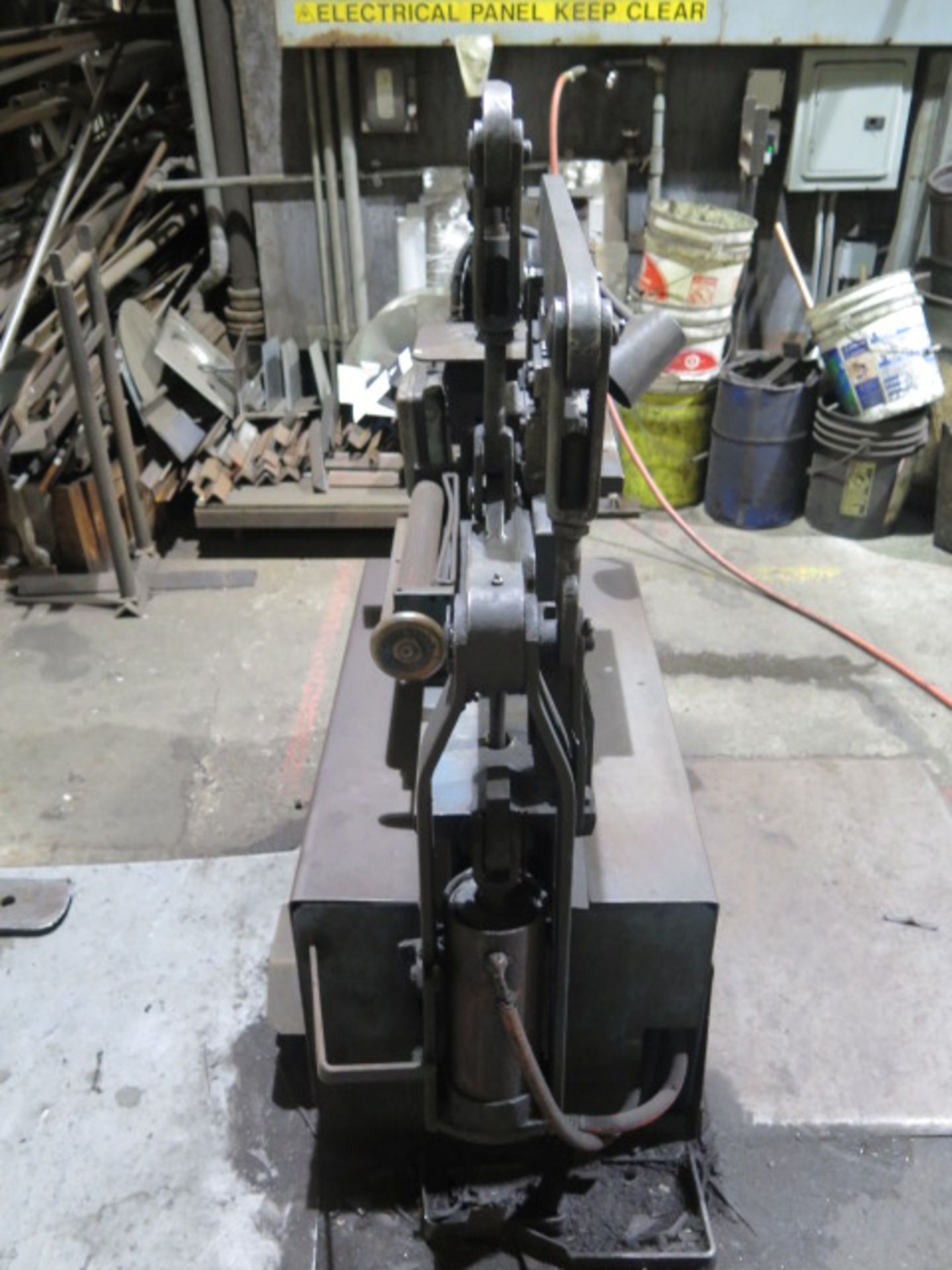 Scotchman mdl 314 “Dvorak” Hydraulic Iron Worker s/n 4205 w/ Punch, 3” x 3” Angle Shear, 14” Flat - Image 5 of 7