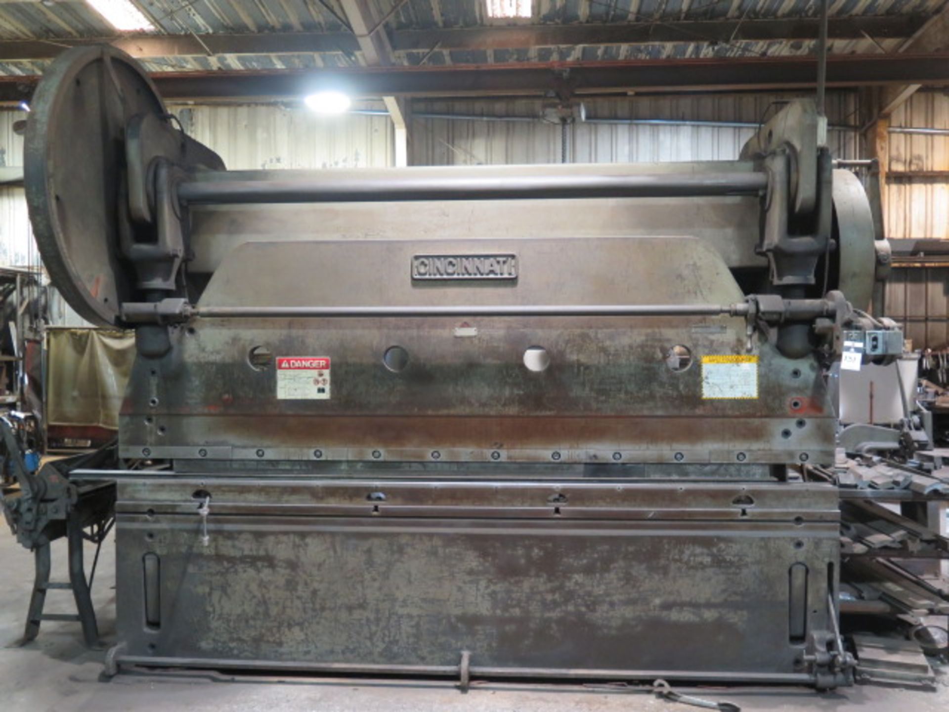 Cincinnati 90 Ton x 12’ (Rater @ 10’) Mechanical Press Brake s/n 23741 w/ 12’ Bed Length, 8 ½”