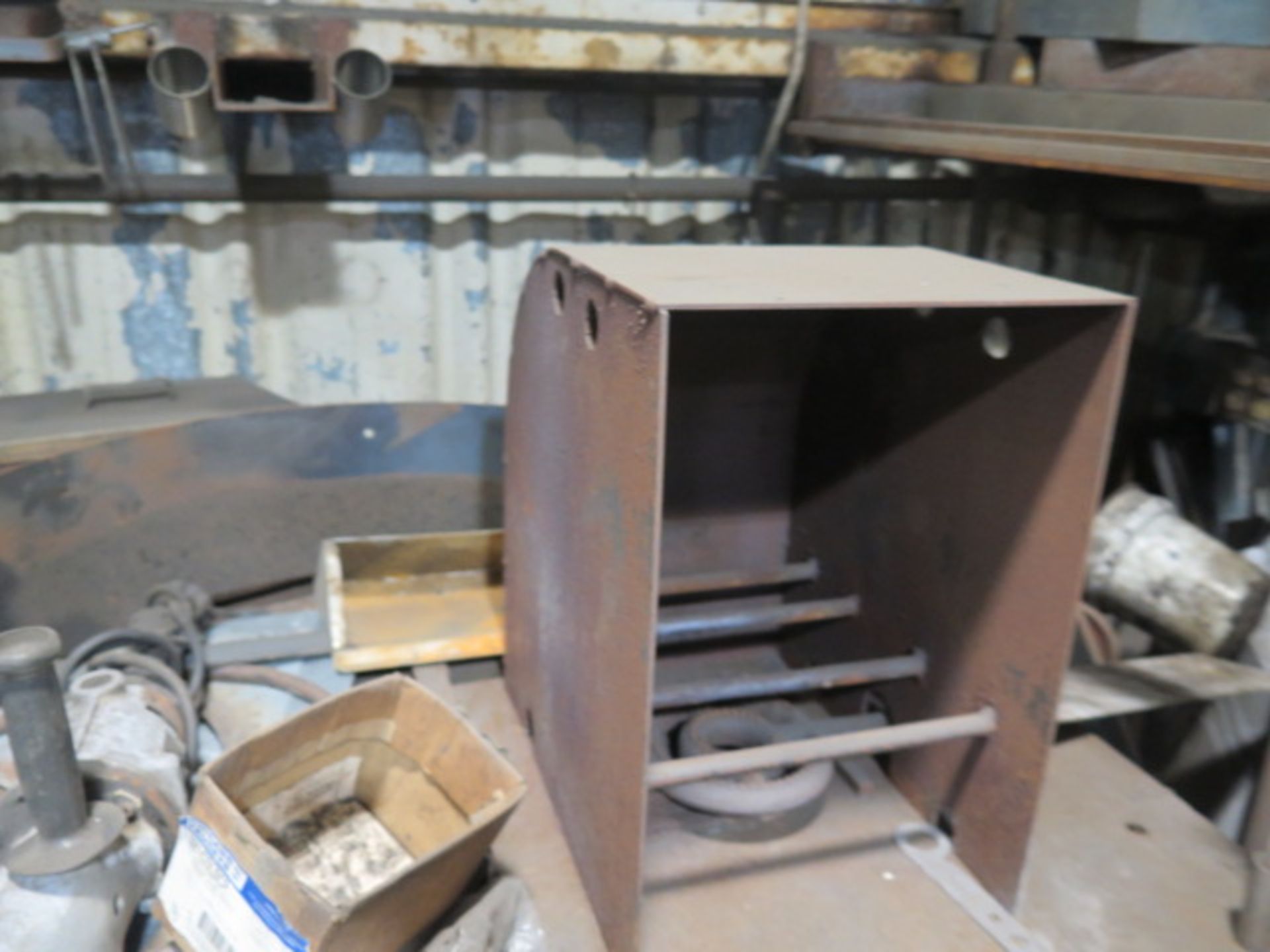 Steel Benches, Bar Stock and Misc (BACK CORNER) - Image 4 of 4