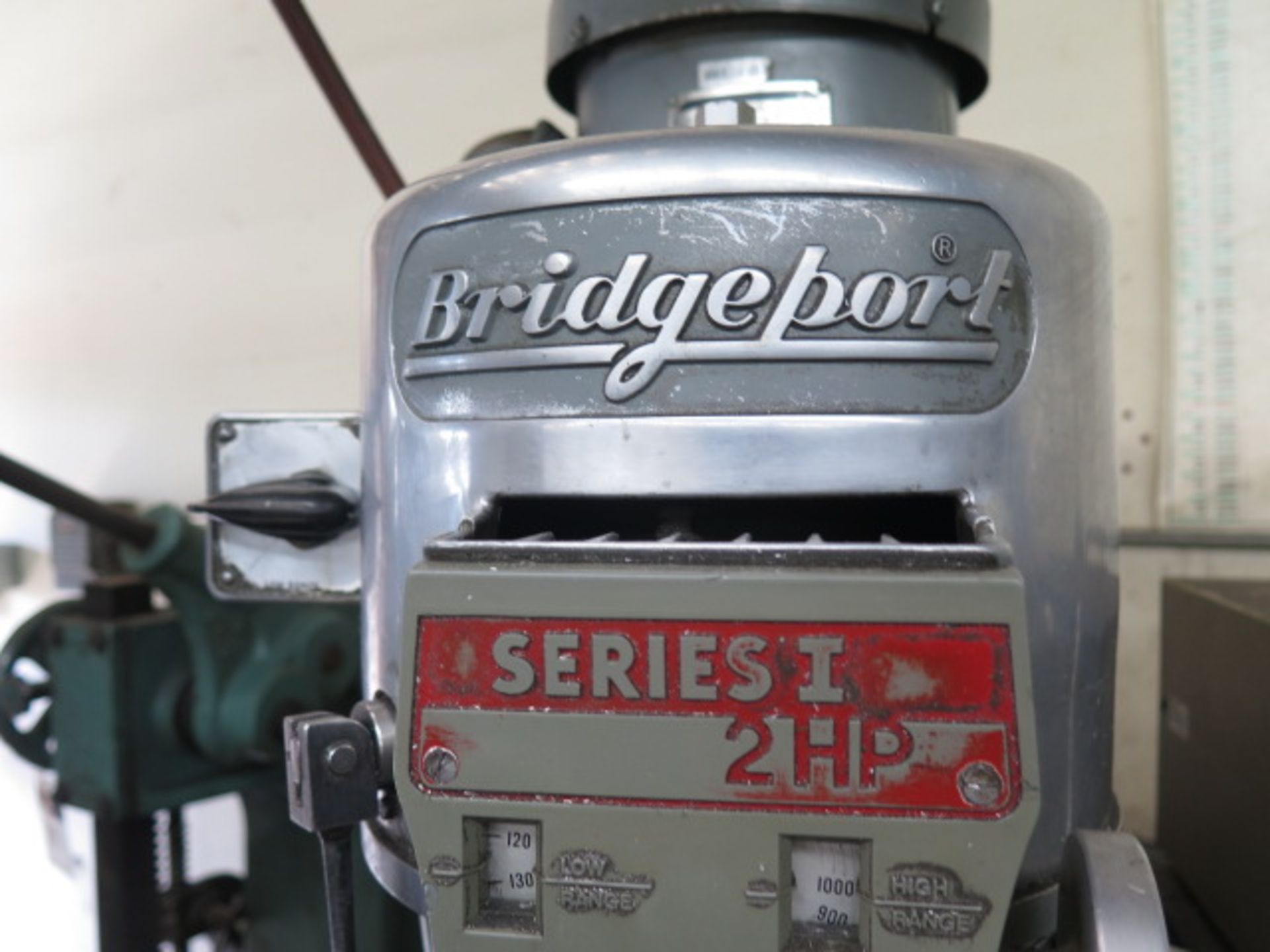 Bridgeport Series 1 – 2Hp Vertical Mill s/n 205172 w/ Sony DRO, 60-4200 Dial Change RPM, Chrome - Image 9 of 9