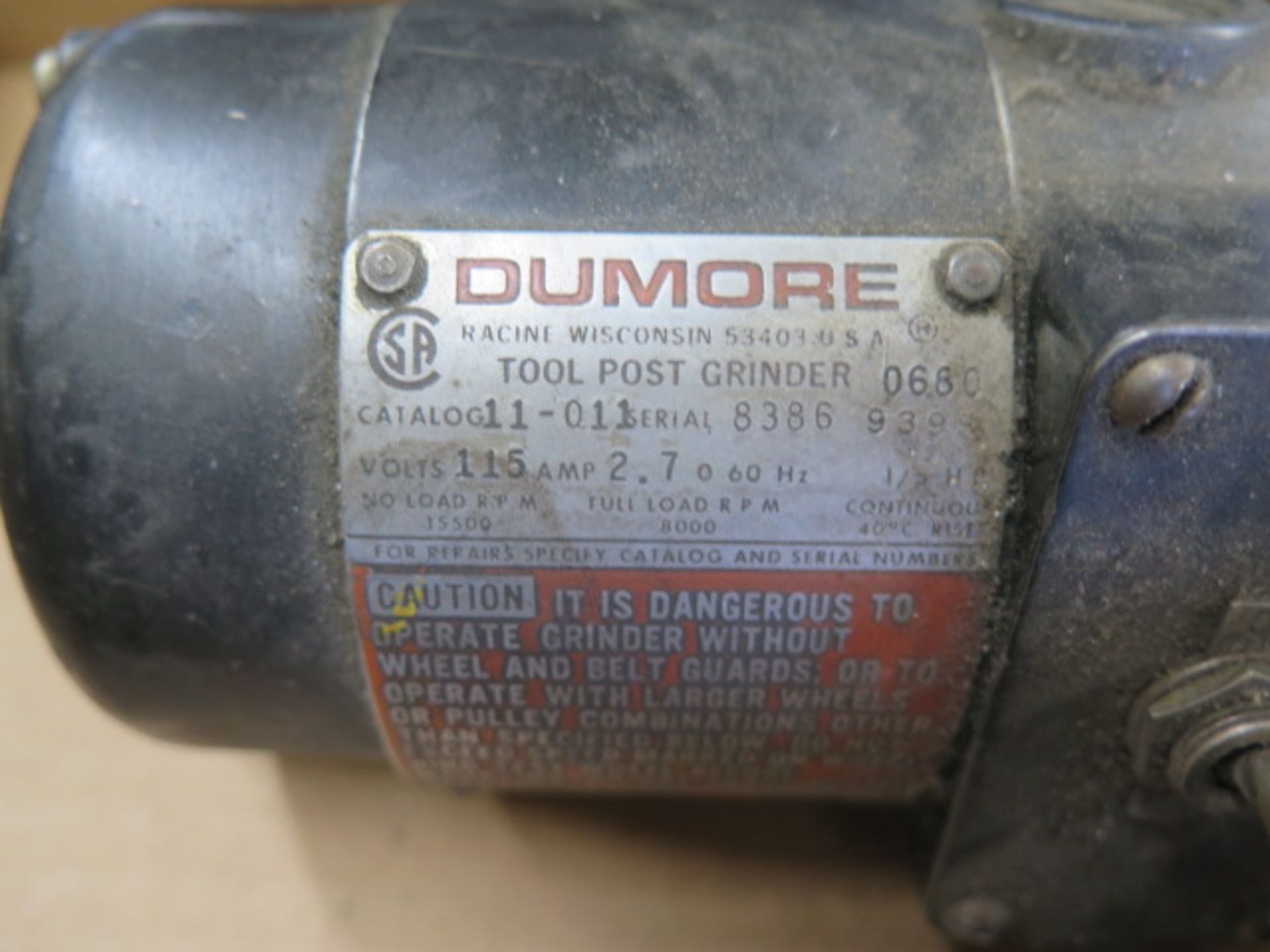 Dumore and Themac Tool Post Grinders - Image 5 of 5