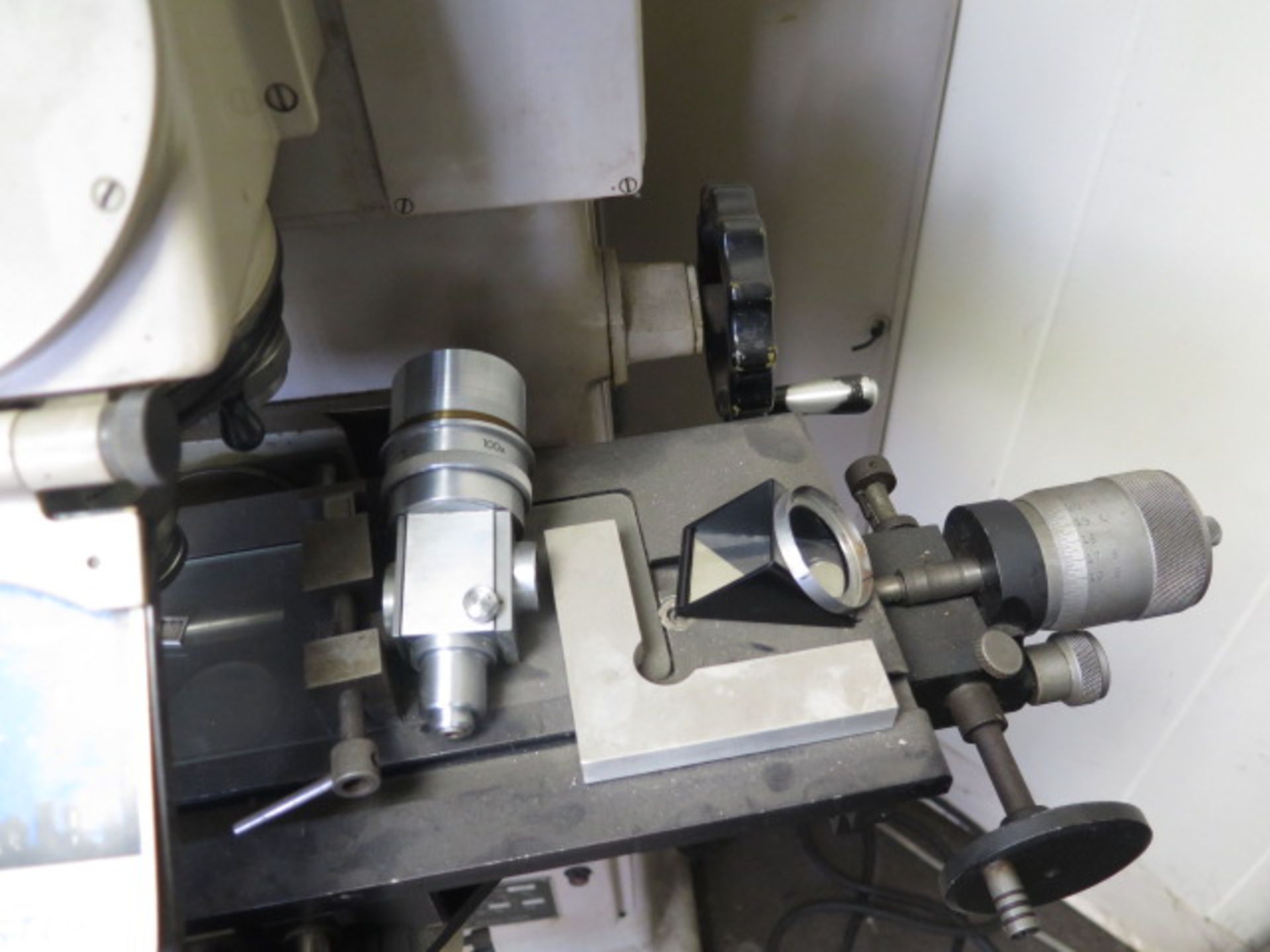 Nippon Kogaku 12” Floor Model Optical Comparator s/n 6515 w/ Micrometer Readout, 6” x 14 ½” Table - Image 6 of 7