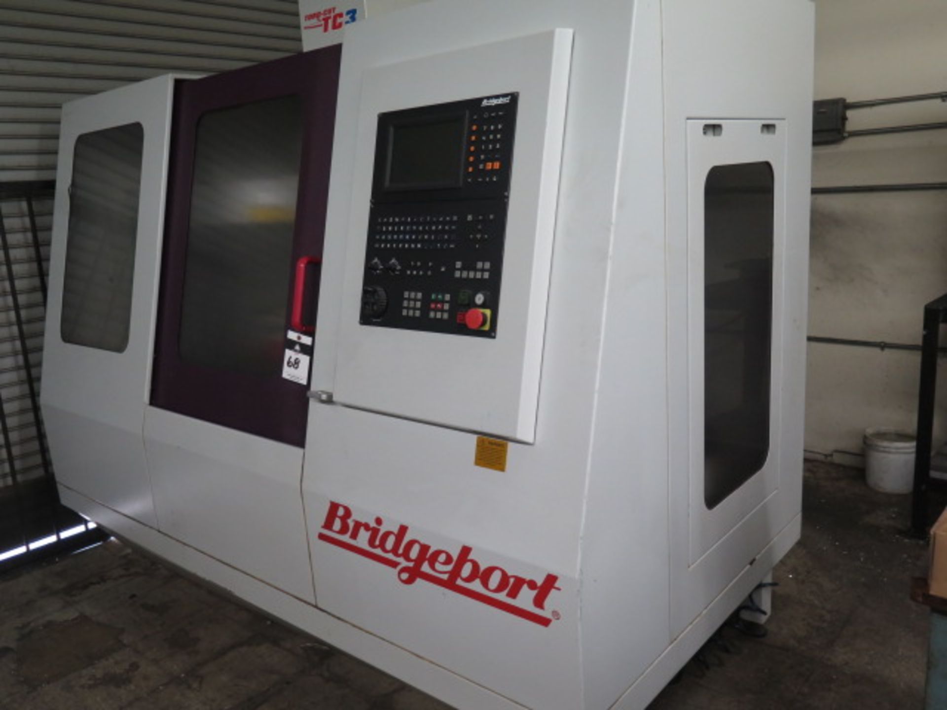 1998 Bridgeport Torq-Cut TC3 CNC Vertical Machining Center s/n 821498 w/ Bridgeport / Heidenhain - Image 2 of 11