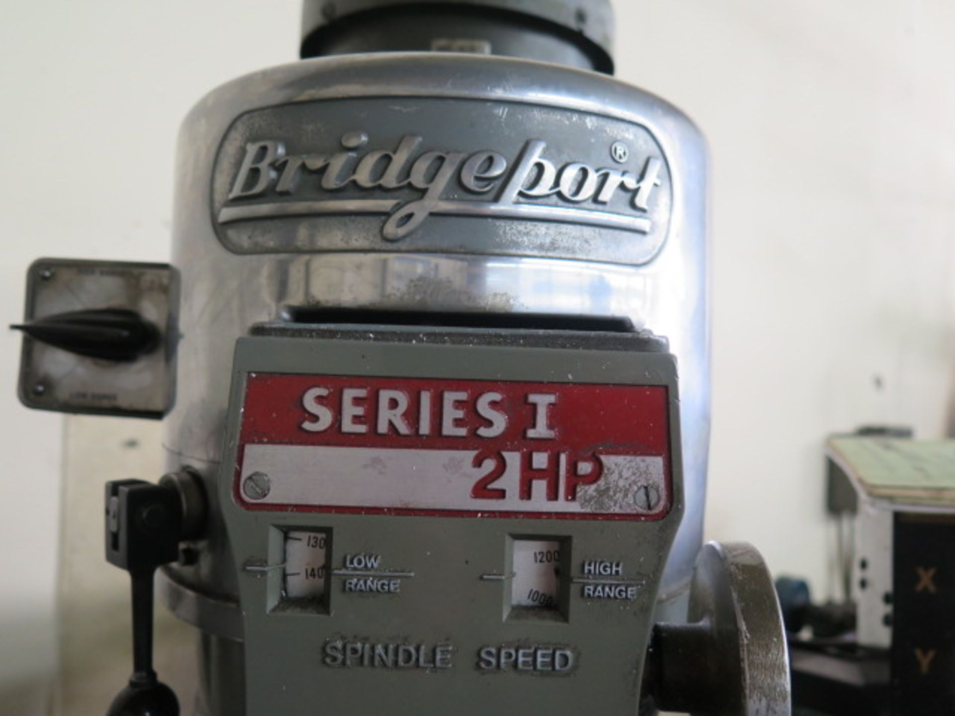Bridgeport Series 1 – 2Hp Vertical Mill s/n 202571 w/ Sargon DRO, 60-4200 Dial Change RPM, Chrome - Image 3 of 11